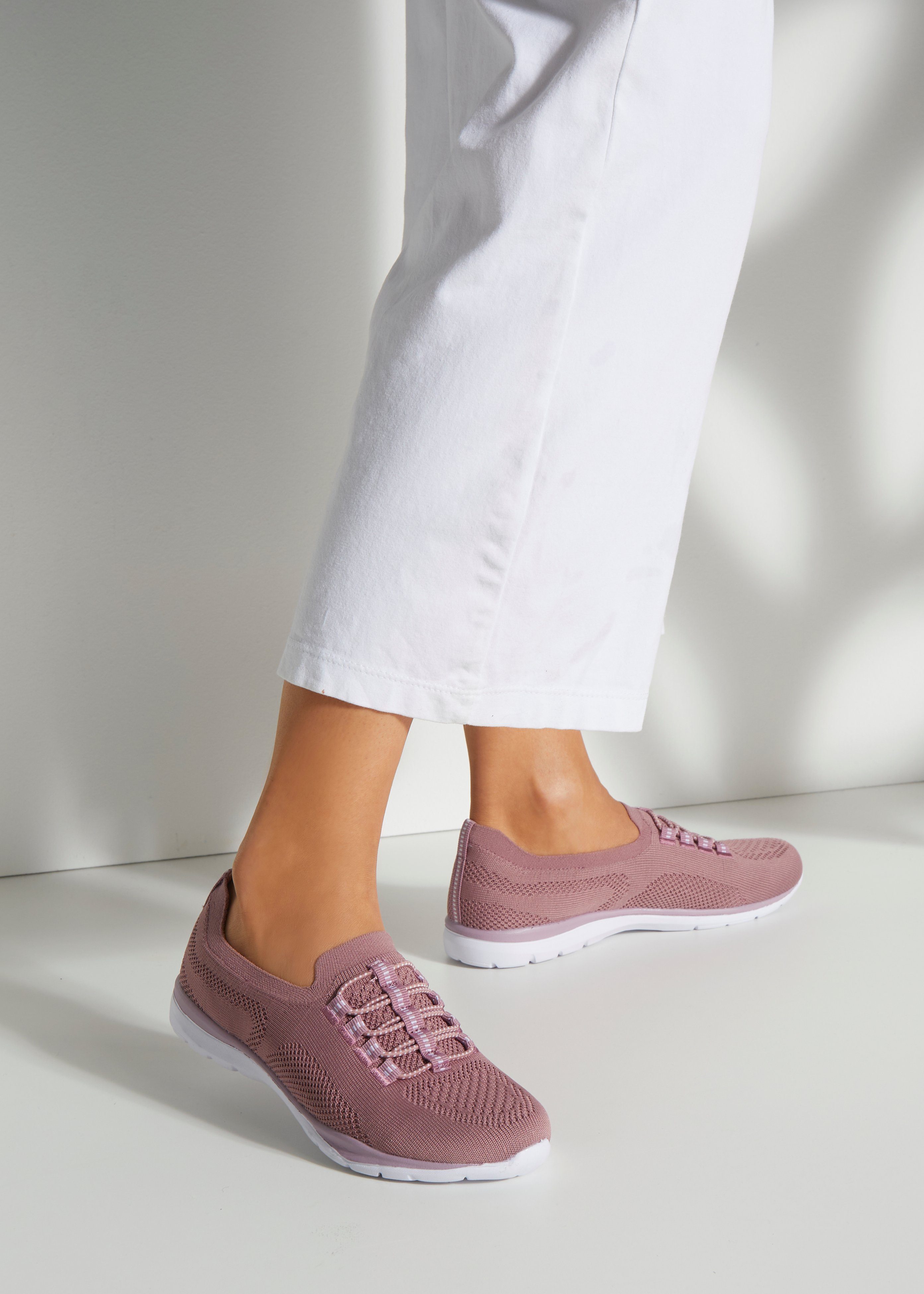 LASCANA Slipper, Halbschuh, leichtes Meshmaterial Sneaker günstig online kaufen
