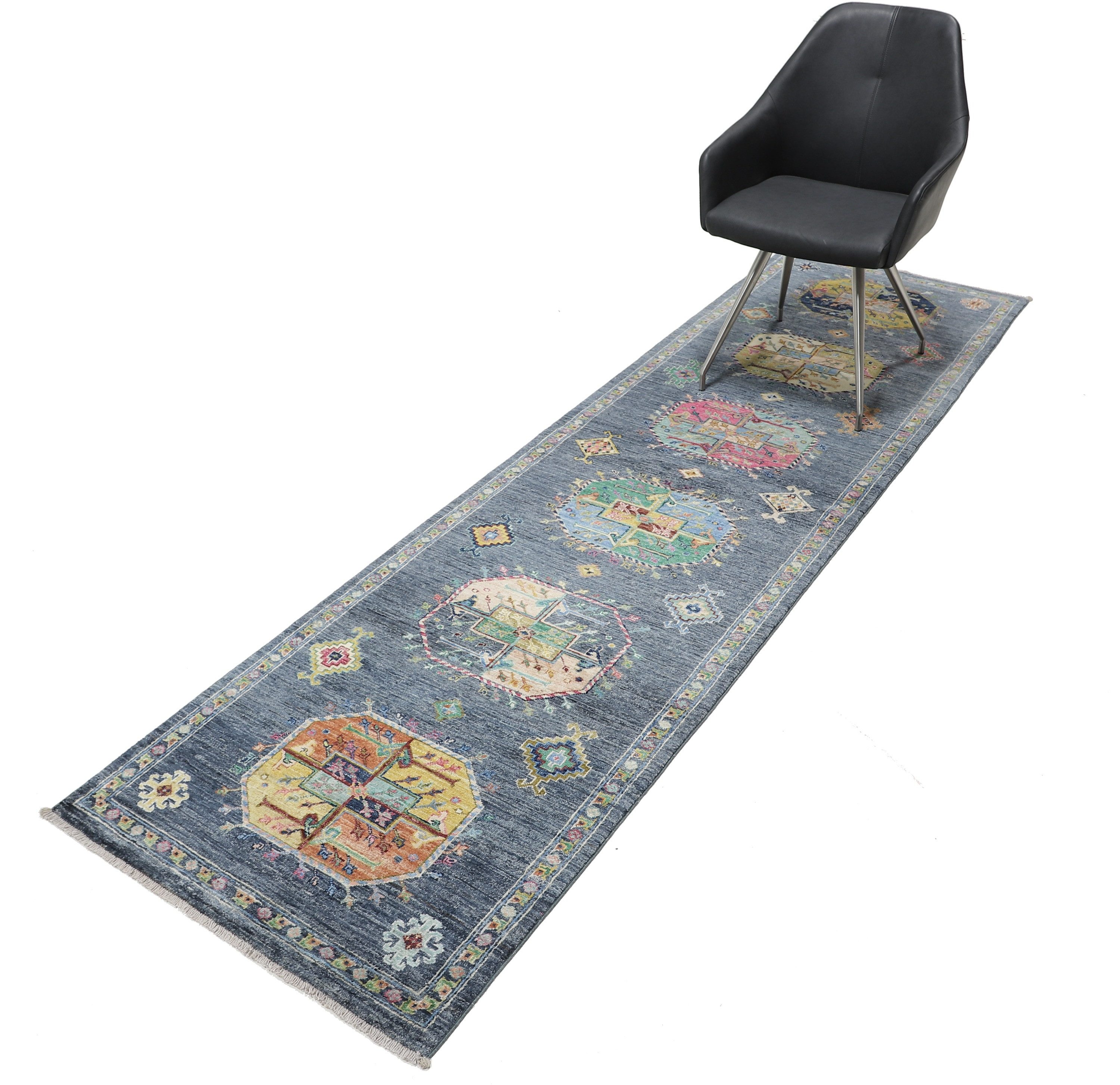 Carpet Avenue Teppich Ziegler Shabargan 291x81, Läufer, Höhe: 7 mm
