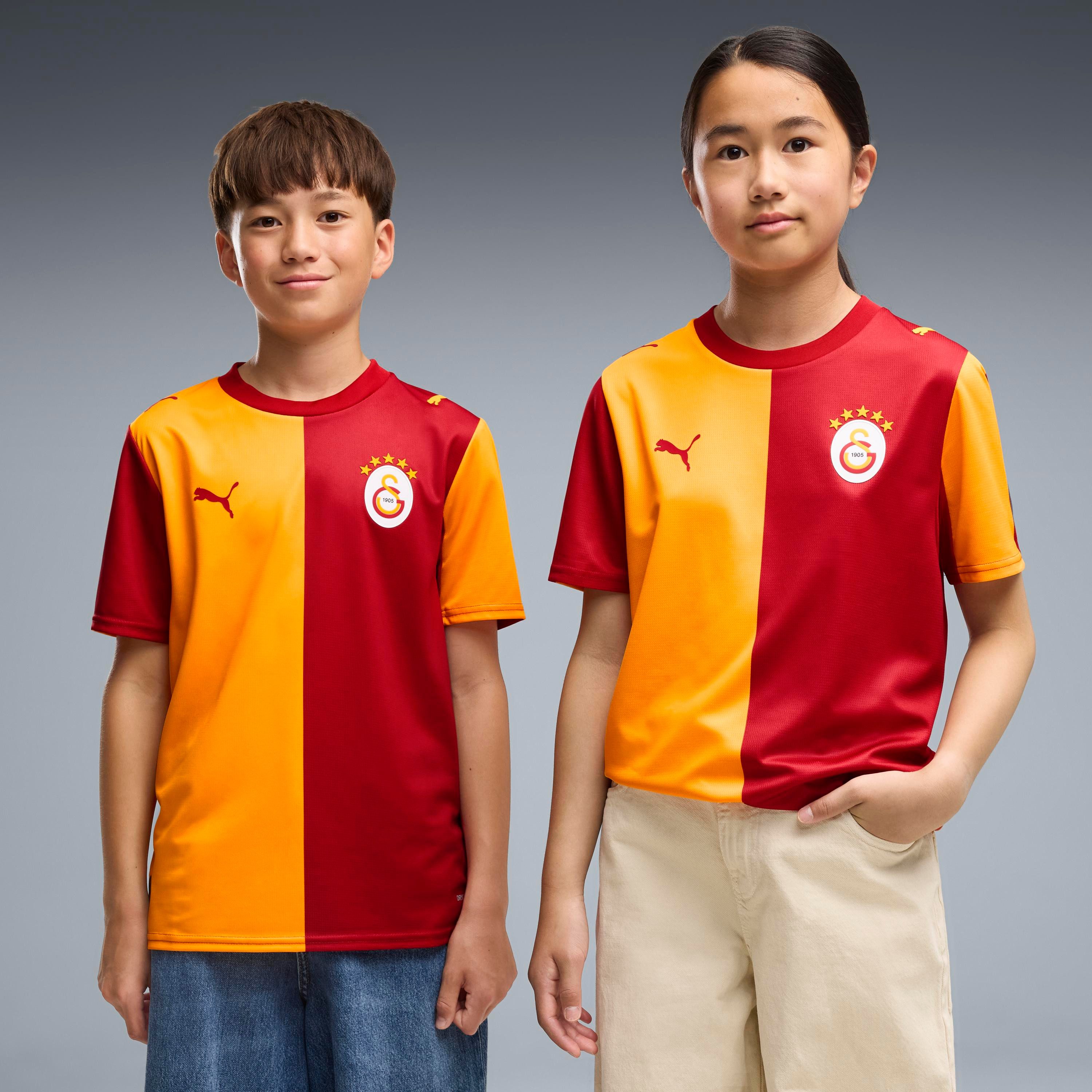 PUMA Fußballtrikot GSK HOME JERSEY REPLICA JR für Kinder, für sportliche Aktivitäten, leichtes Tragegefühl