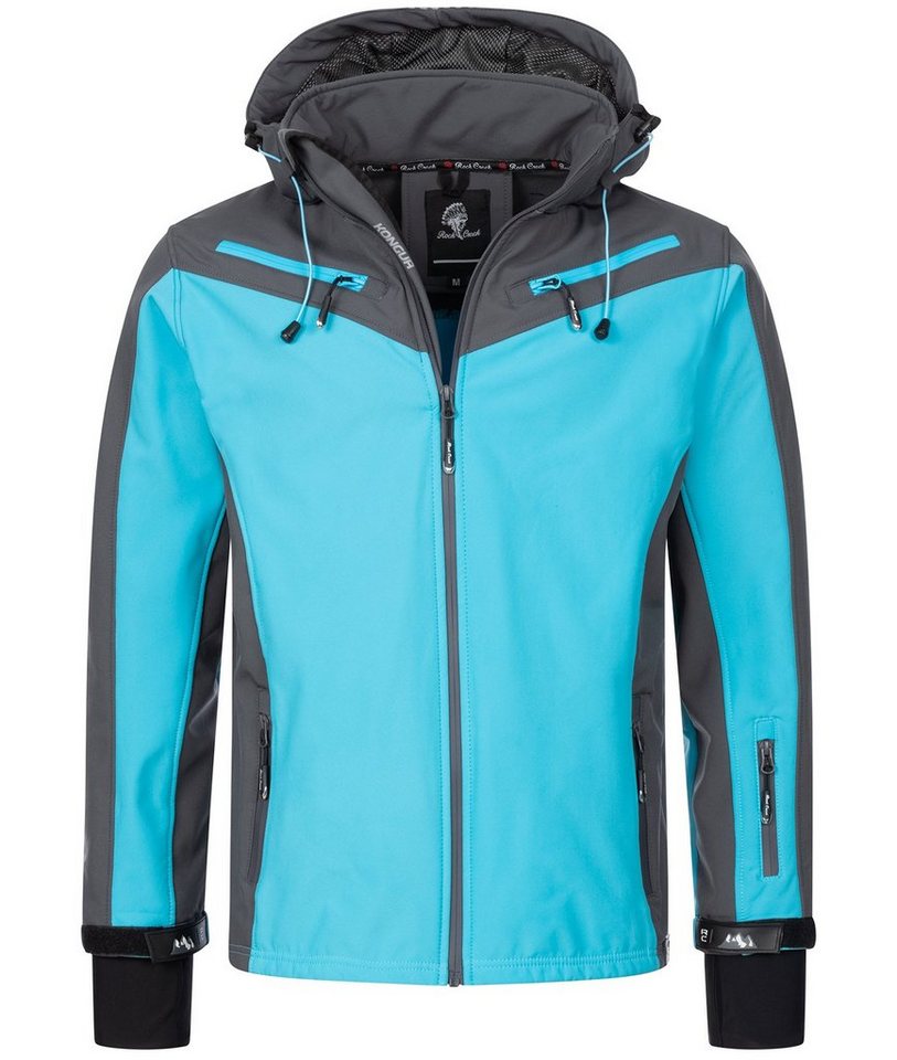 Rock Creek Softshelljacke Herren Softshelljacke Wanderjacke H-286