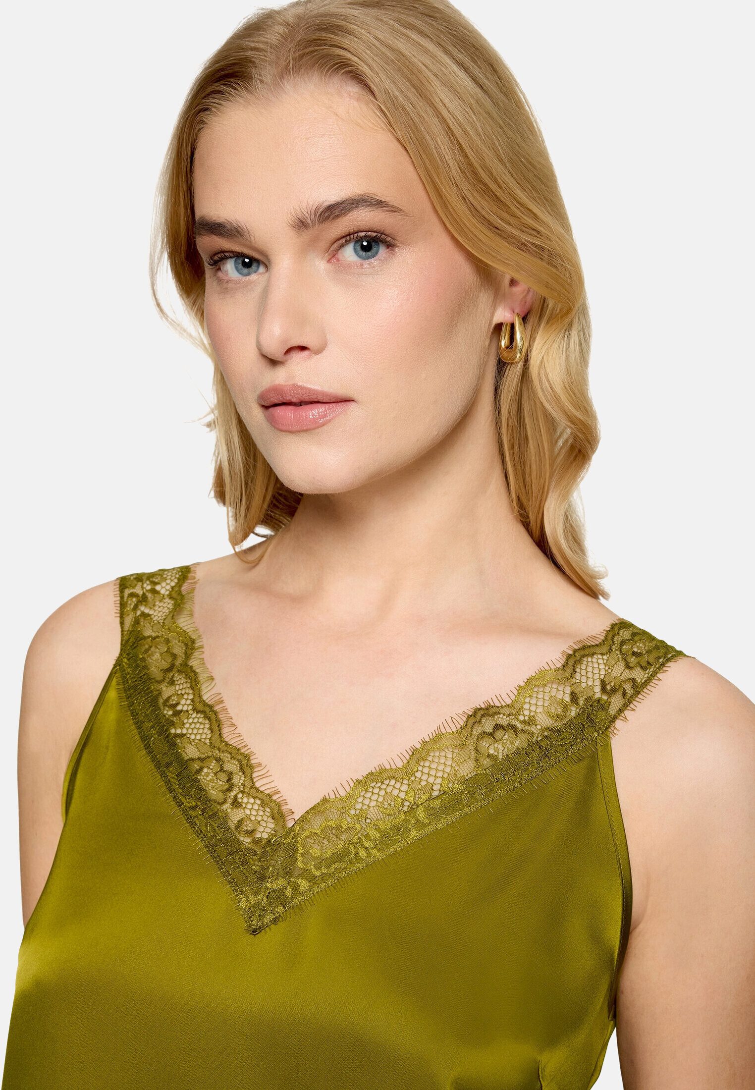 Zero Blusentop Damen mit V-Ausschnitt