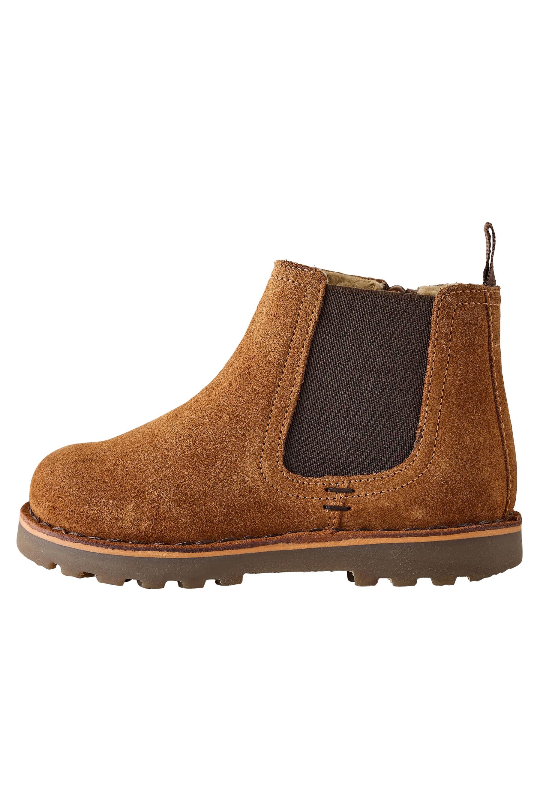 Next Stiefelette aus Veloursleder Chelseaboots