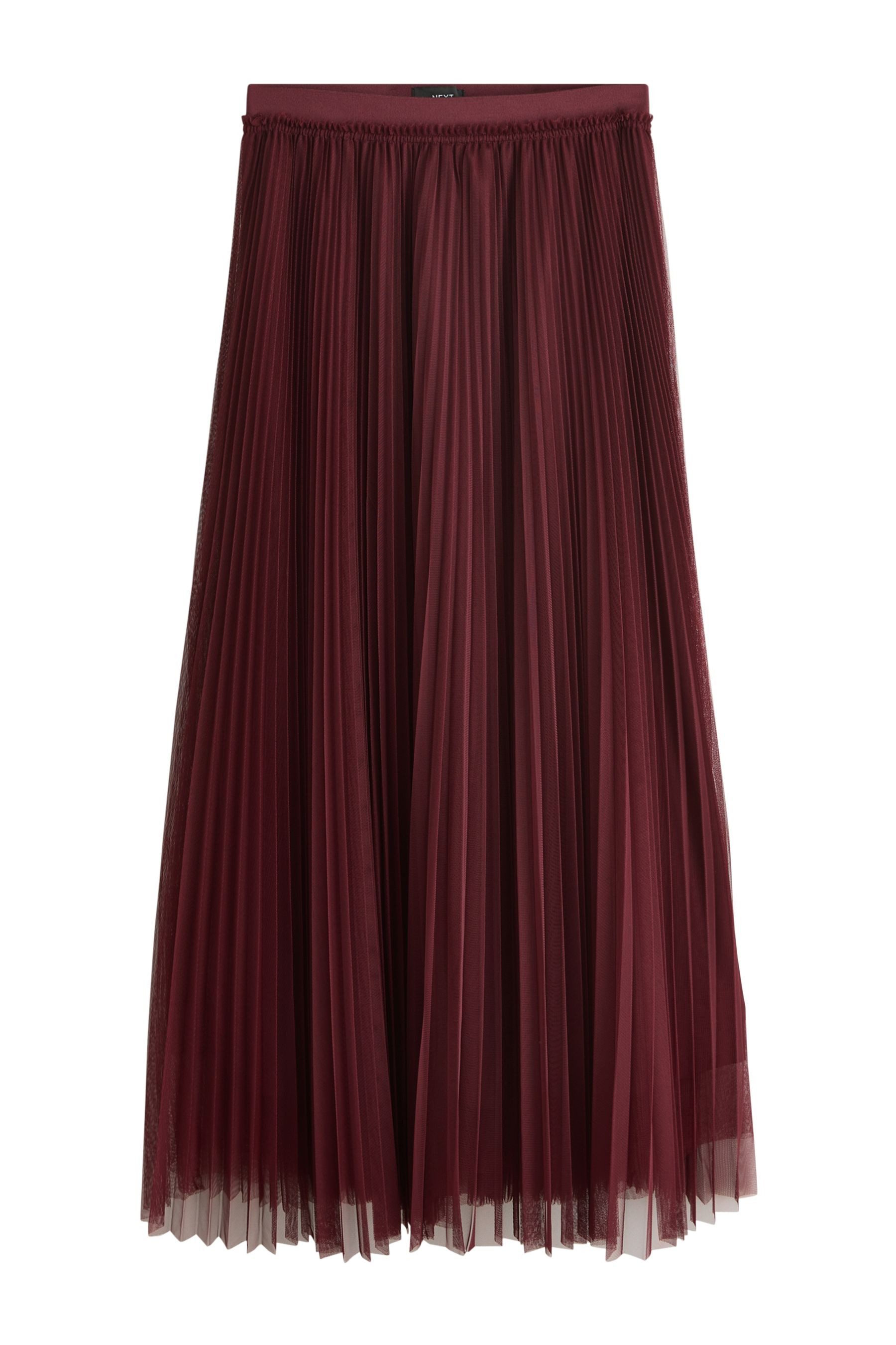 Next Maxirock Plissierter Mesh-Maxirock (1-tlg)