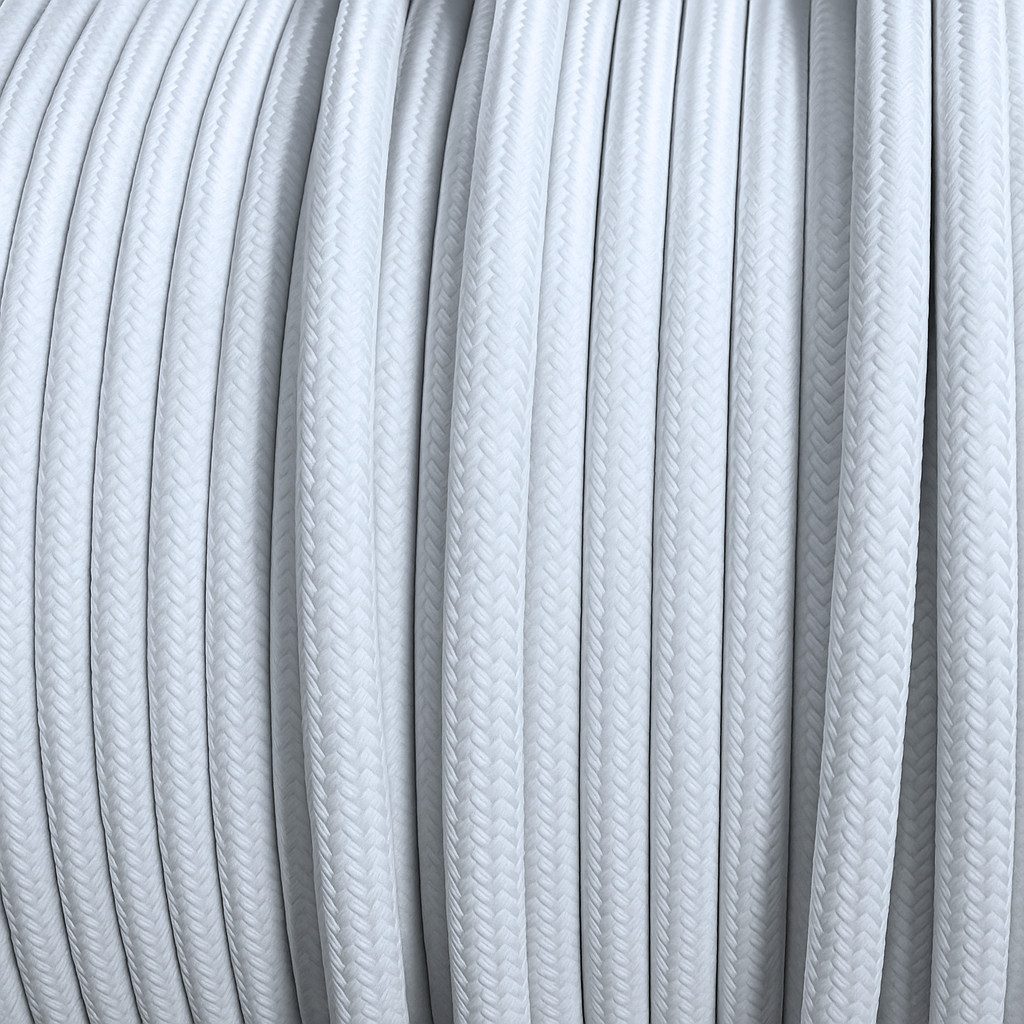 smartect smartect Textilkabel Round (3 x 0.75 mm) Stromkabel, (5000 cm), Stoffkabel Elektro für eigenes DIY-Projekt