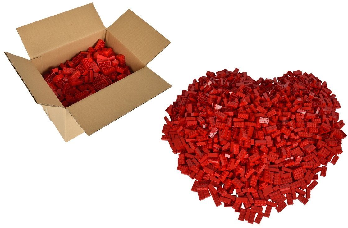 SIMBA Konstruktionsspielzeug Bausteine Blox 500 Teile 8er rot 104118922 Конструктора
