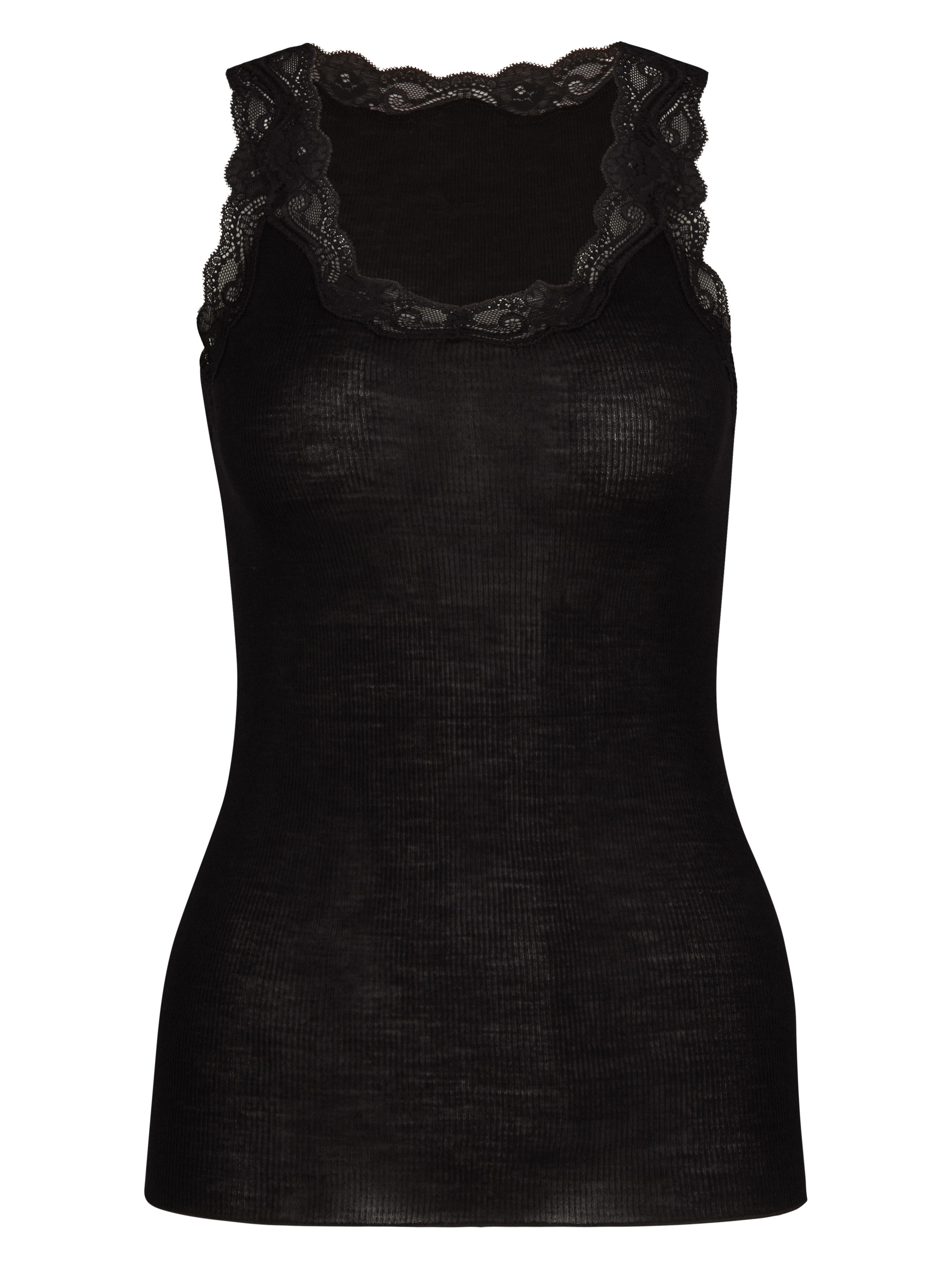 CALIDA Spitzentop "Richesse Lace", edler Spitzenbesatz, Feinripp-Qualität, günstig online kaufen