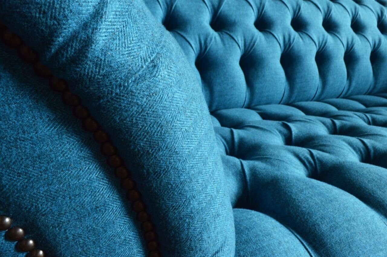 JVmoebel Chesterfield-Sofa, Chesterfield 4 265 Sitzer Design cm Sofa Couch Sofa