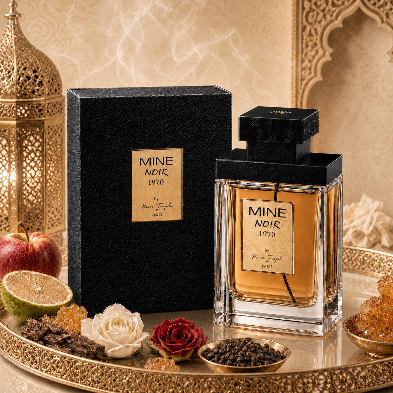 Marc Joseph Paris Eau de Parfum MINE NOIR PARIS 1970 Herrenduft, Blumig, Aquatisch, Holzig, e100 ml, Hergestellt in Paris, Langanhaltend Herrenduft, Verführerisch
