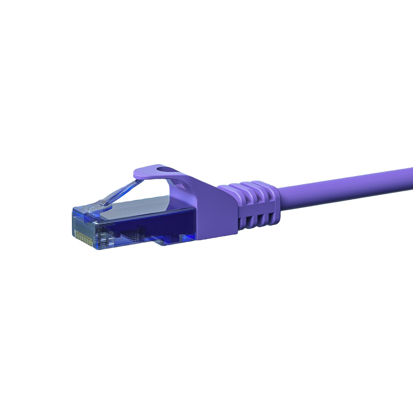 Danicom CAT6a Netzwerkkabel 100% Kupfer - U/UTP - 0,15 Meter - Violett Netzwerkkabel, RJ45, RJ45 (15 cm), Cat6a, 100% Kupfer