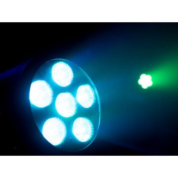 EUROLITE LED Scheinwerfer, AKKU PAR 6 QCL - Akkubetriebener LED Scheinwerfer
