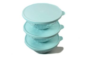 TUPPERWARE Servierschüssel Stella Diamant 500 ml himmelblau (3) + SPÜLTUCH