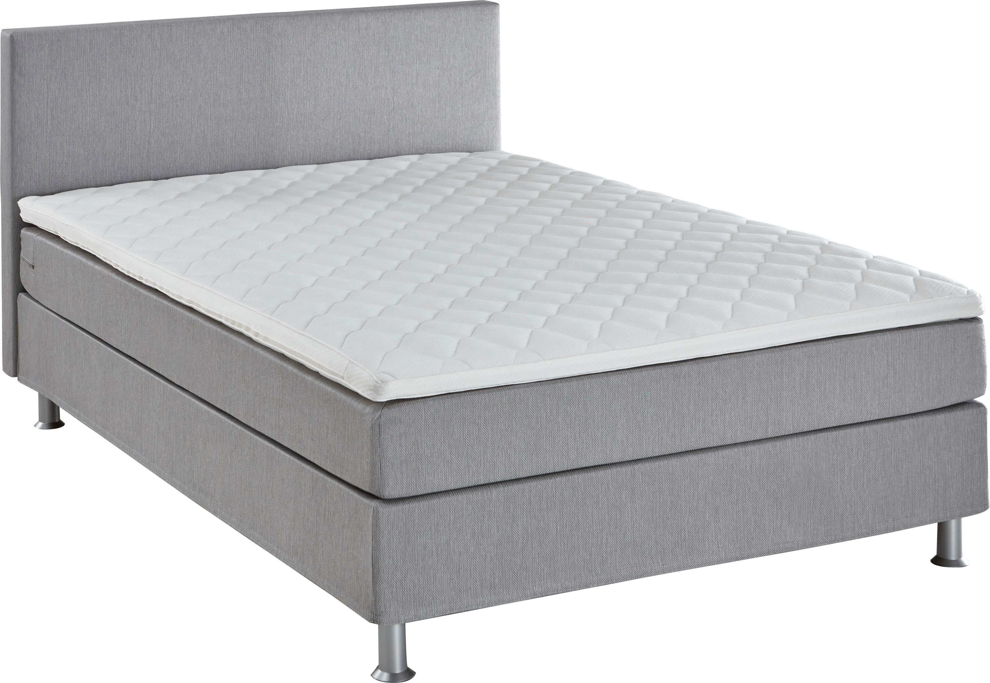 ATLANTIC home collection Boxbett Edison, inkl. Bonnellfederkern-Matratze und Topper