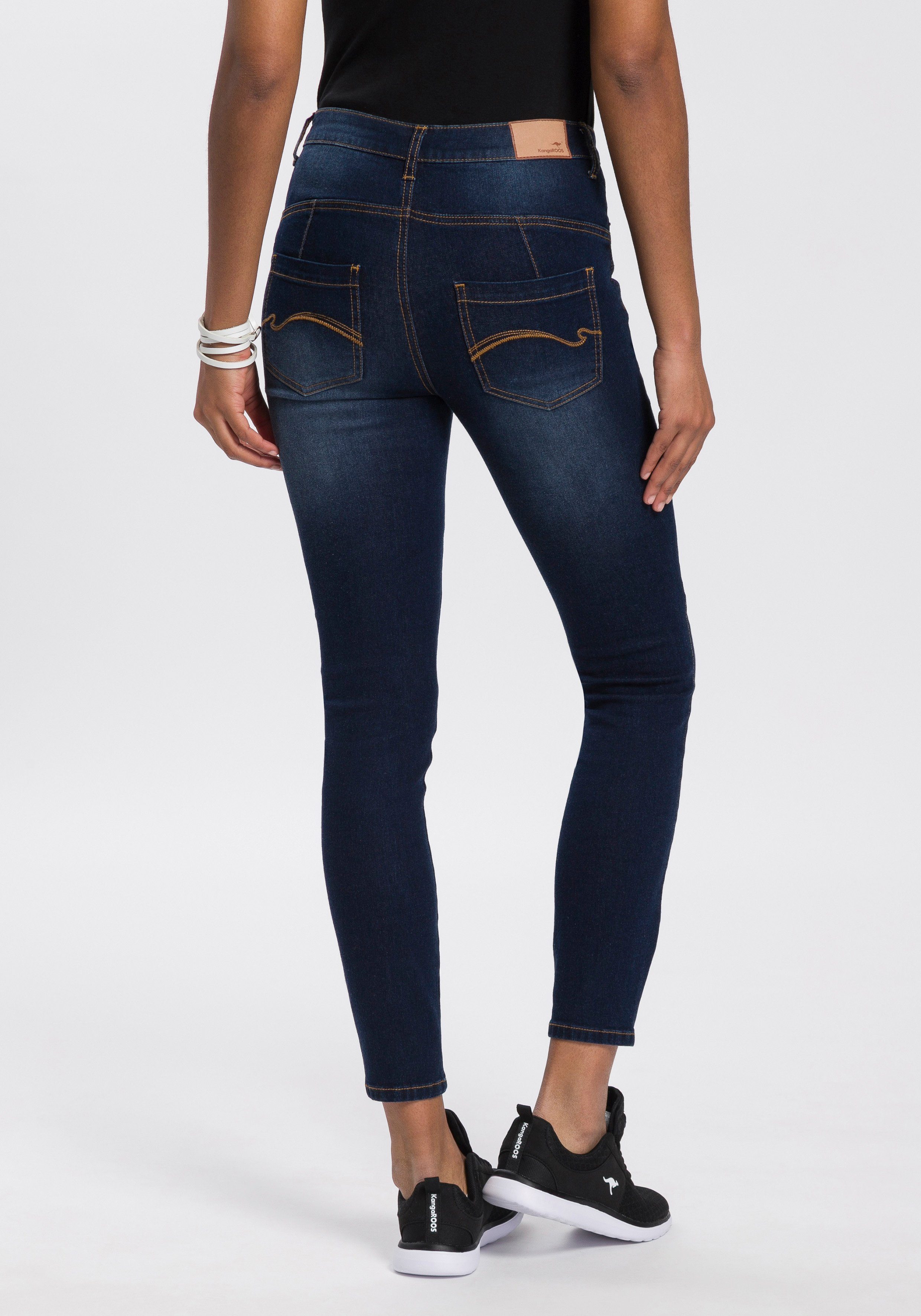 KangaROOS Slim-fit-Jeans CROPPED HIGH WAIST SLIM günstig online kaufen