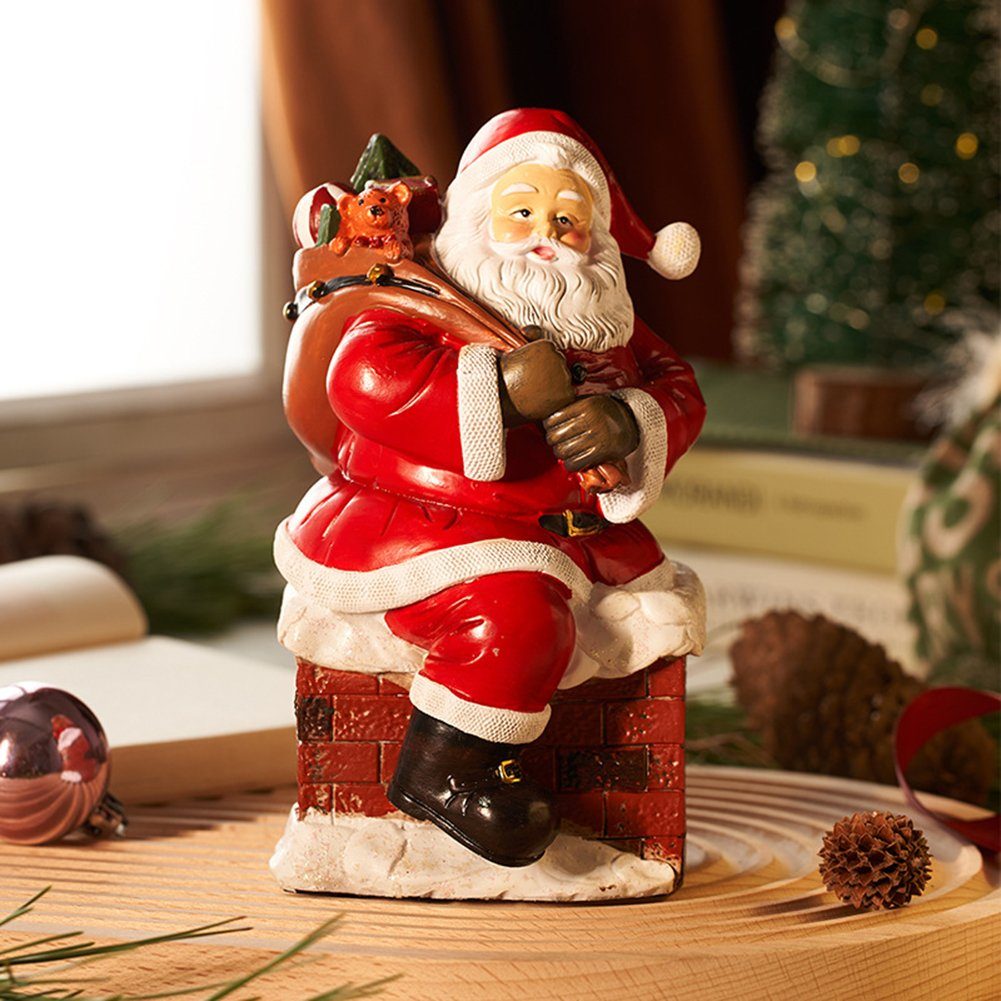 Blusmart Personalisierte Harz-Weihnachtsmänner, ist Lebendige, Dekoration, Es Christbaumschmuck