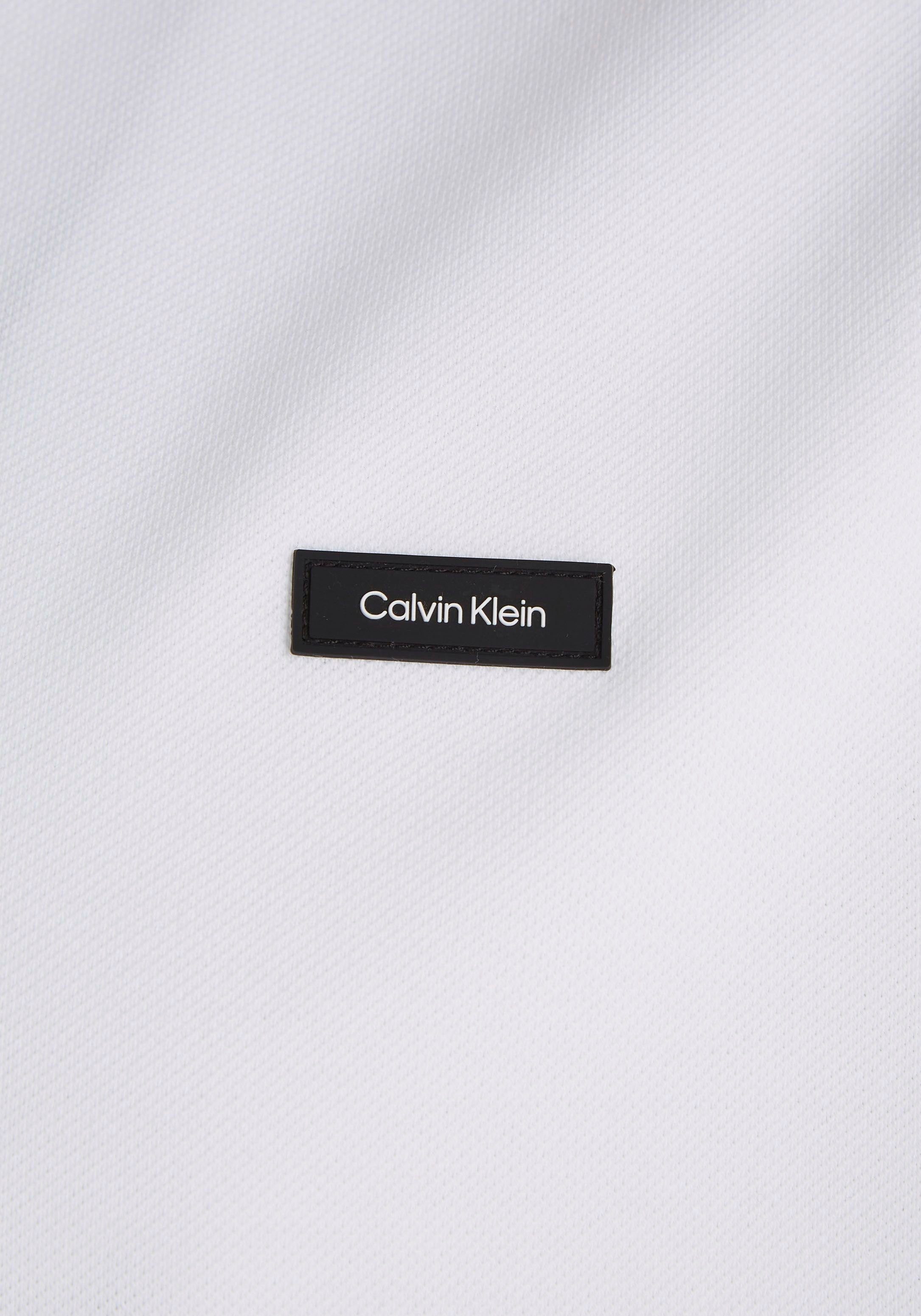 Ärmeln mit weiß kurzen Poloshirt Calvin Klein Big&Tall
