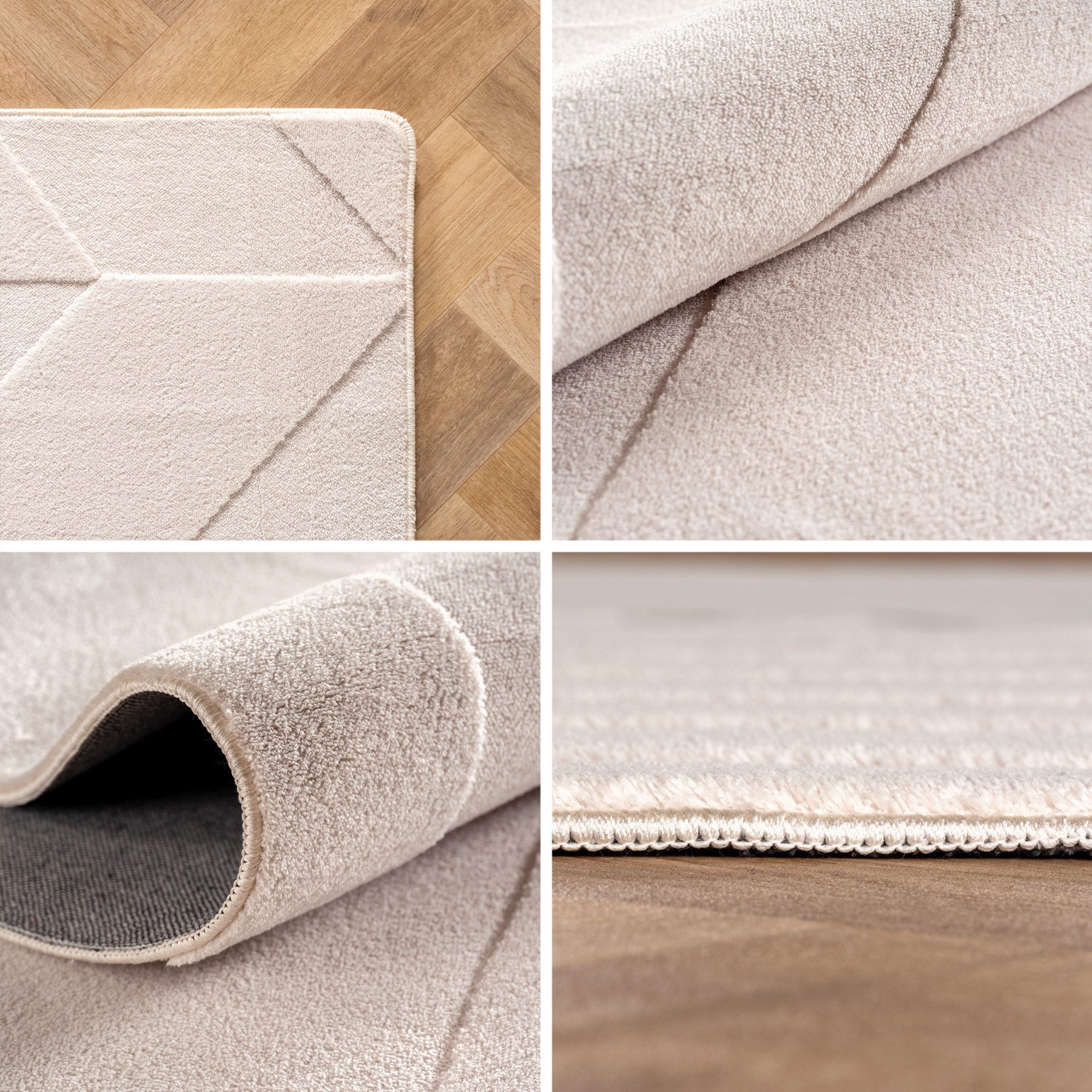 Teppium Teppich Geometrisches Design, Rechteckig, Höhe: günstig online kaufen