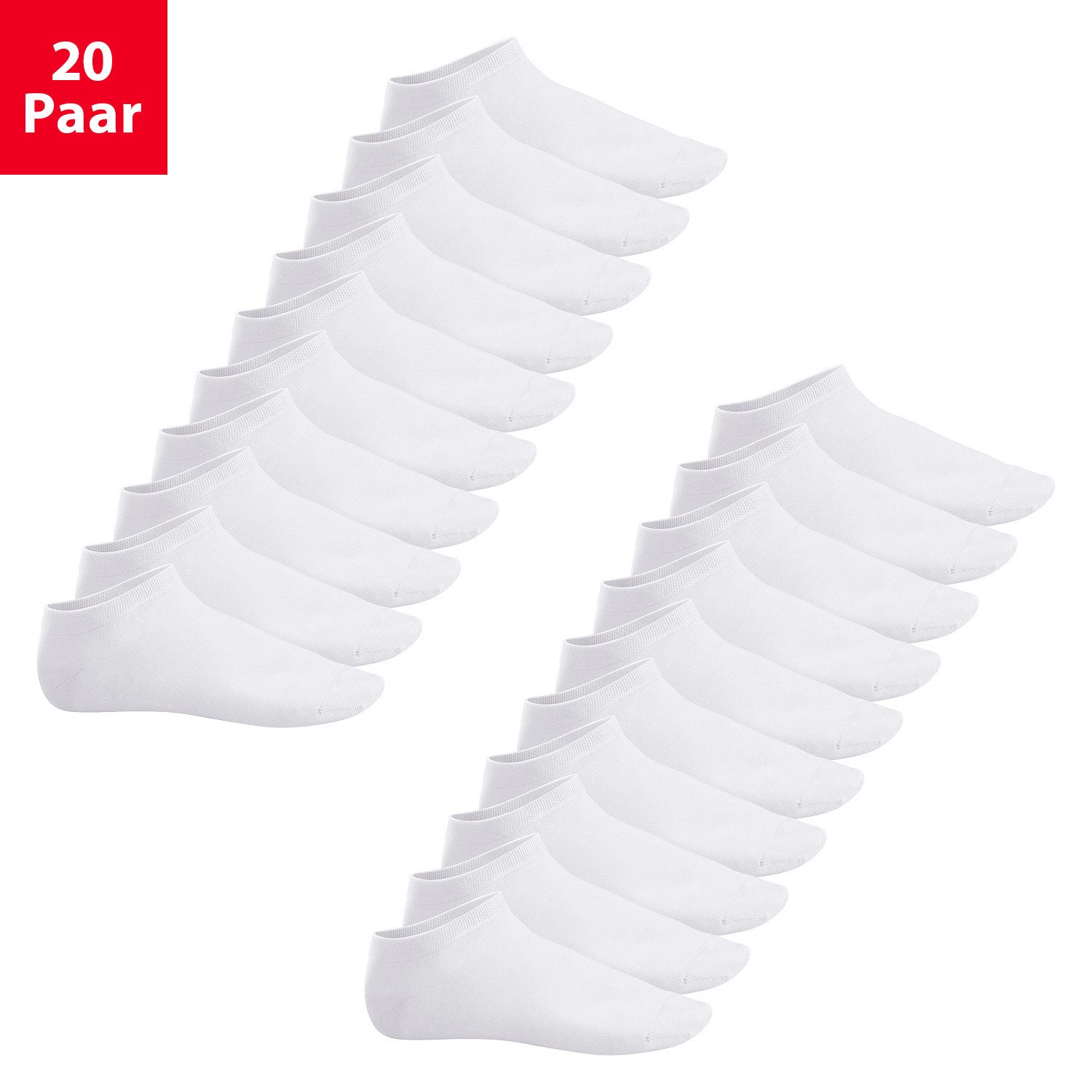 Weiß (20 Paar)
