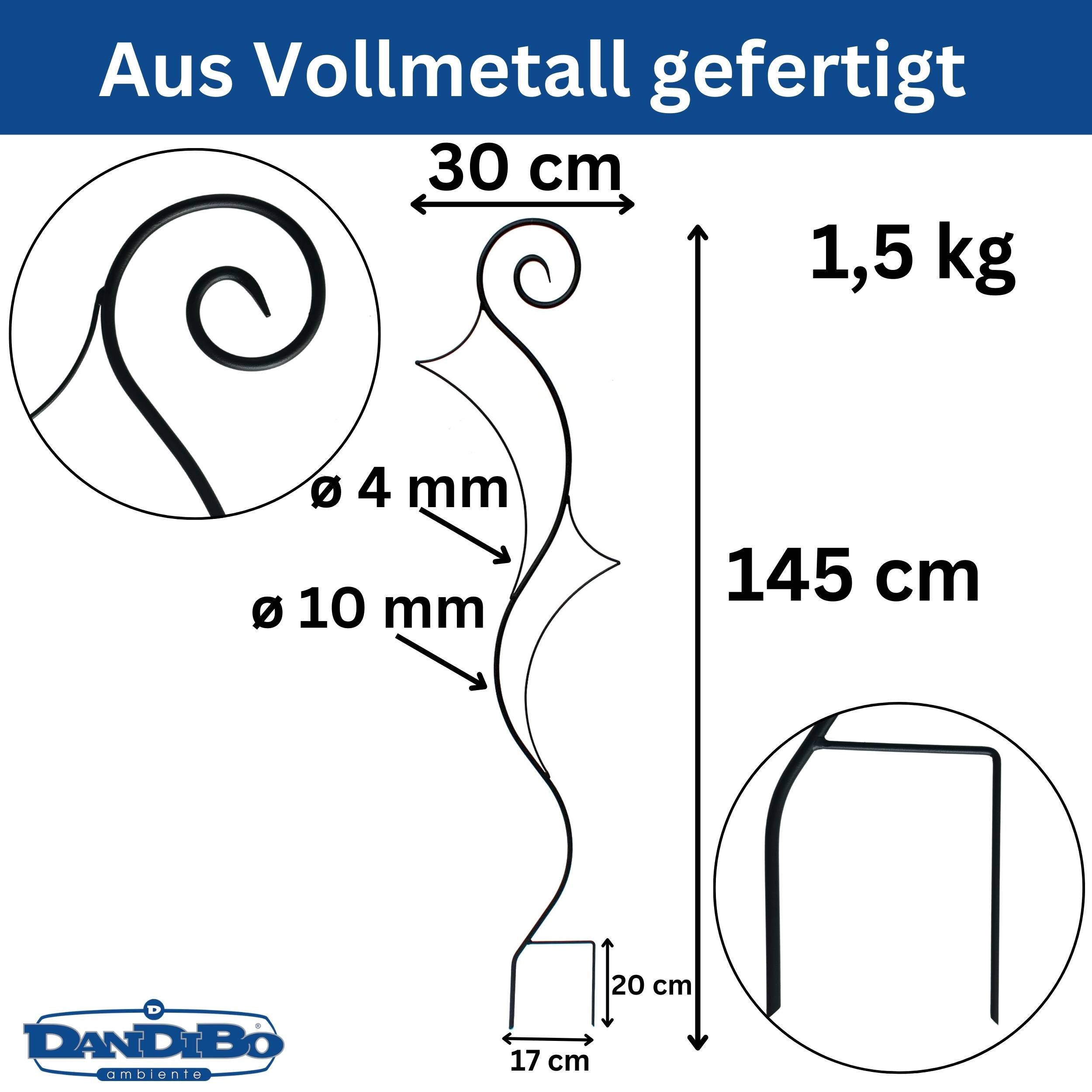 DanDiBo Rankhilfe Metall Schwarz Garten Rankgitter günstig online kaufen