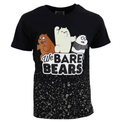 EplusM Print-Shirt We Bare Bears – Bären wie wir Jugend kurzarm T-Shirt Gr. 134 bis 164, 100% Baumwolle