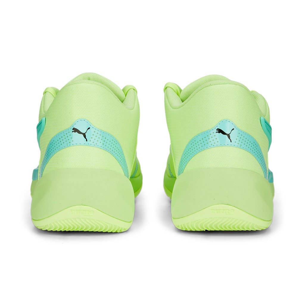 PUMA Hallen-Indoorschuhe Rise Nitro lime/gelb Herren Badmintonschuh