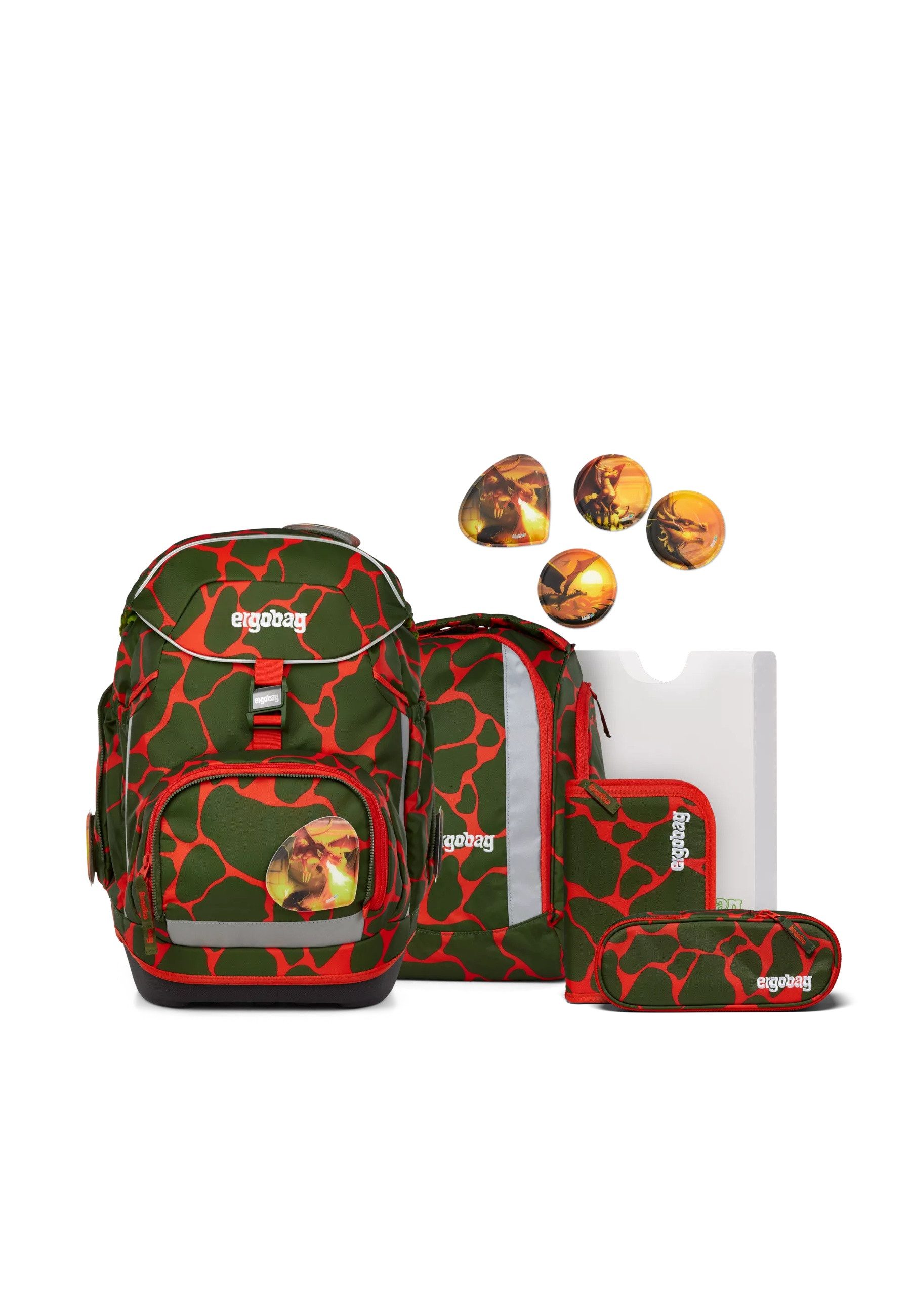 ergobag Ранці pack Set (6-tlg., 6-teiliges Set)