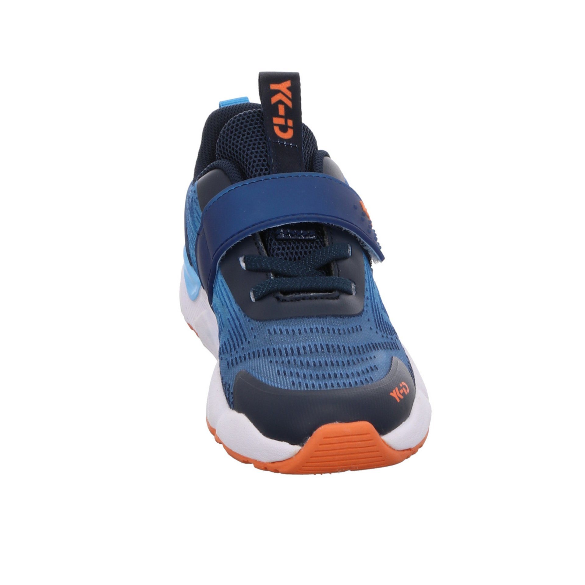 Leif Mädchen Navy Kinderschuhe Orange Salamander Synthetikkombination by Blue Lurchi Stiefelette Sneaker YK-ID Schnürhalbschuhe