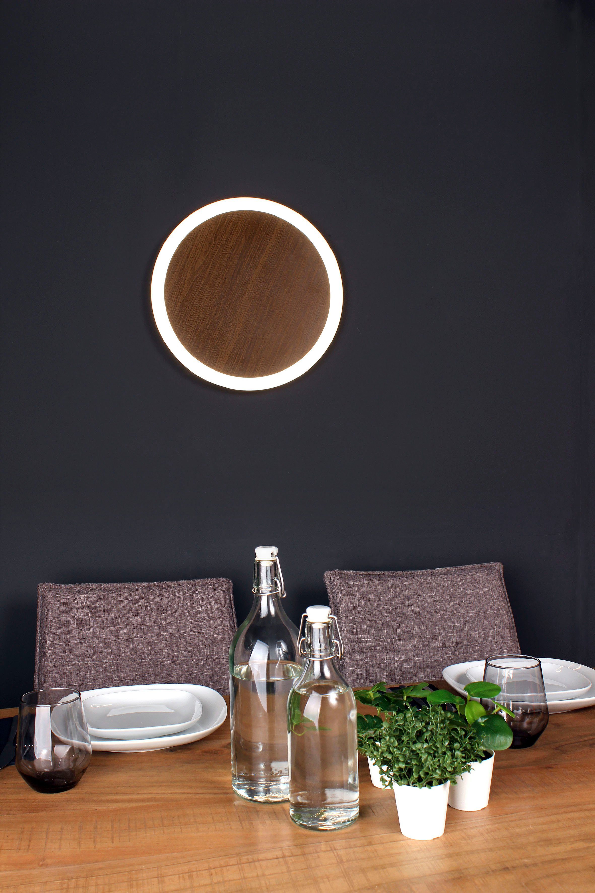 LUCE Design LED fest LED Deckenleuchte integriert Moon