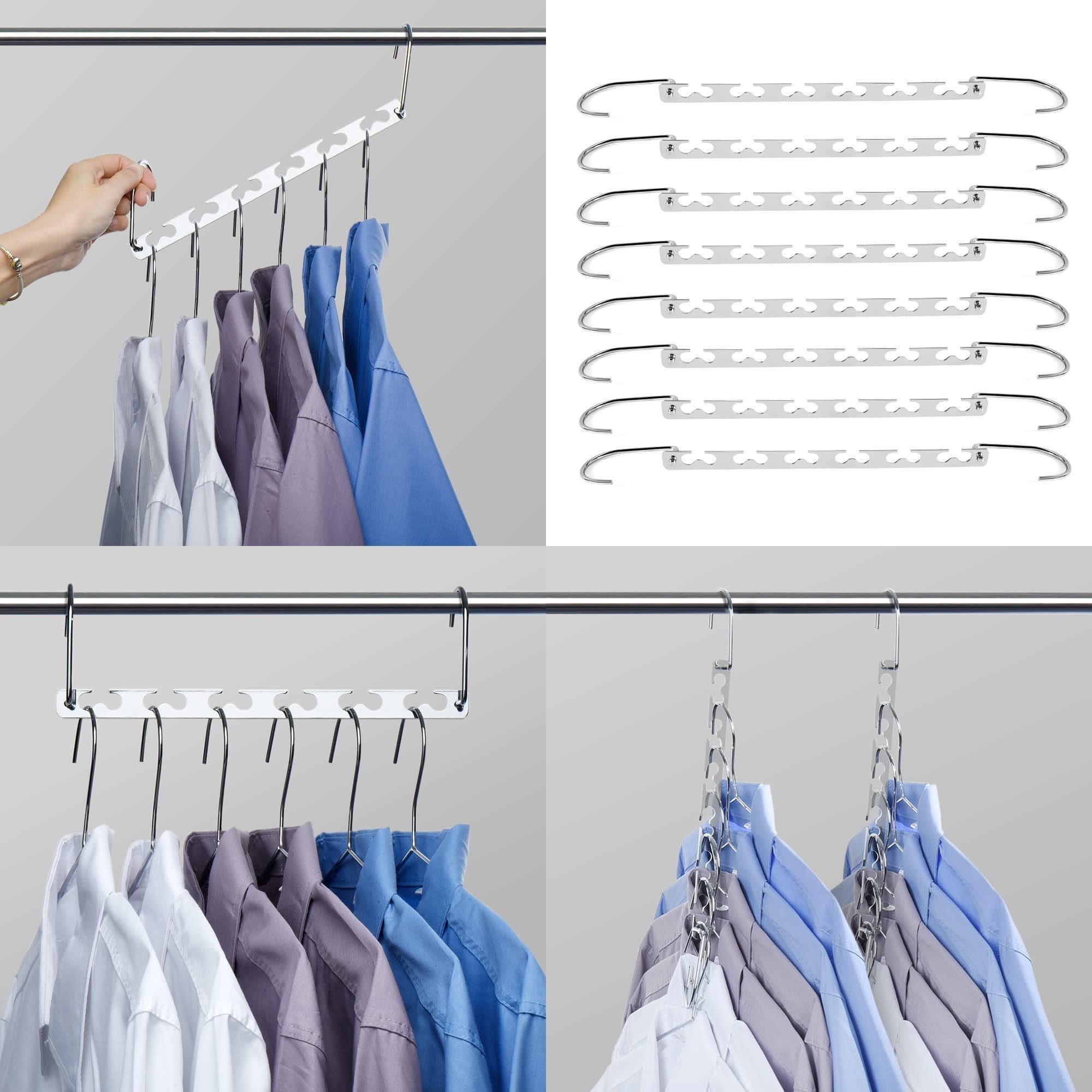 House Day Mehrfach-Kleiderbügel platzsparende Kleiderbügel, Garderobe günstig online kaufen