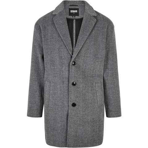 URBAN CLASSICS Allwetterjacke Urban Classics Herren Classic Herringbone Coat (1-St)