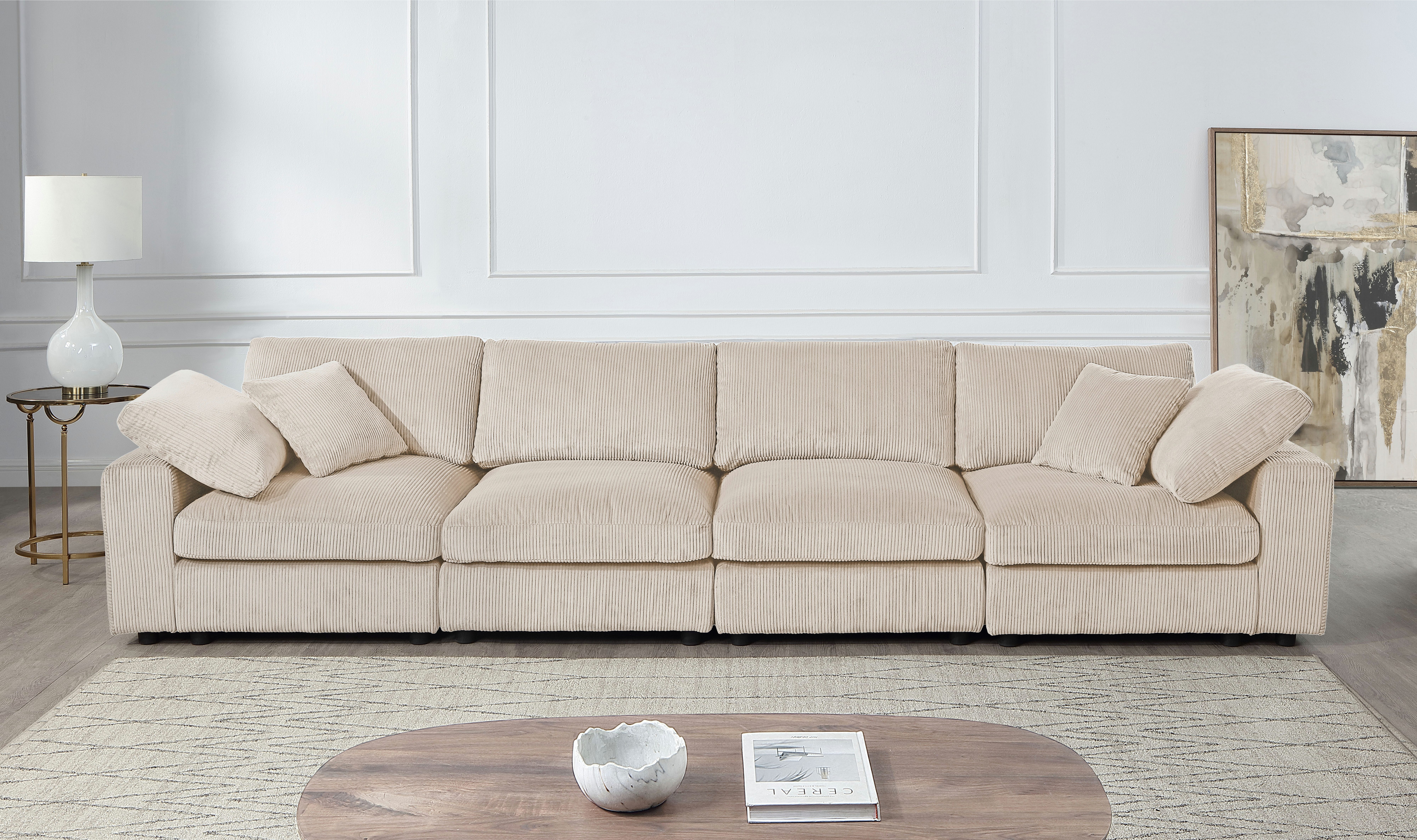 RAUM.ID 4-Sitzer Bennid, XXL-Modulsofa mit vielen individuellen Stellmöglic günstig online kaufen