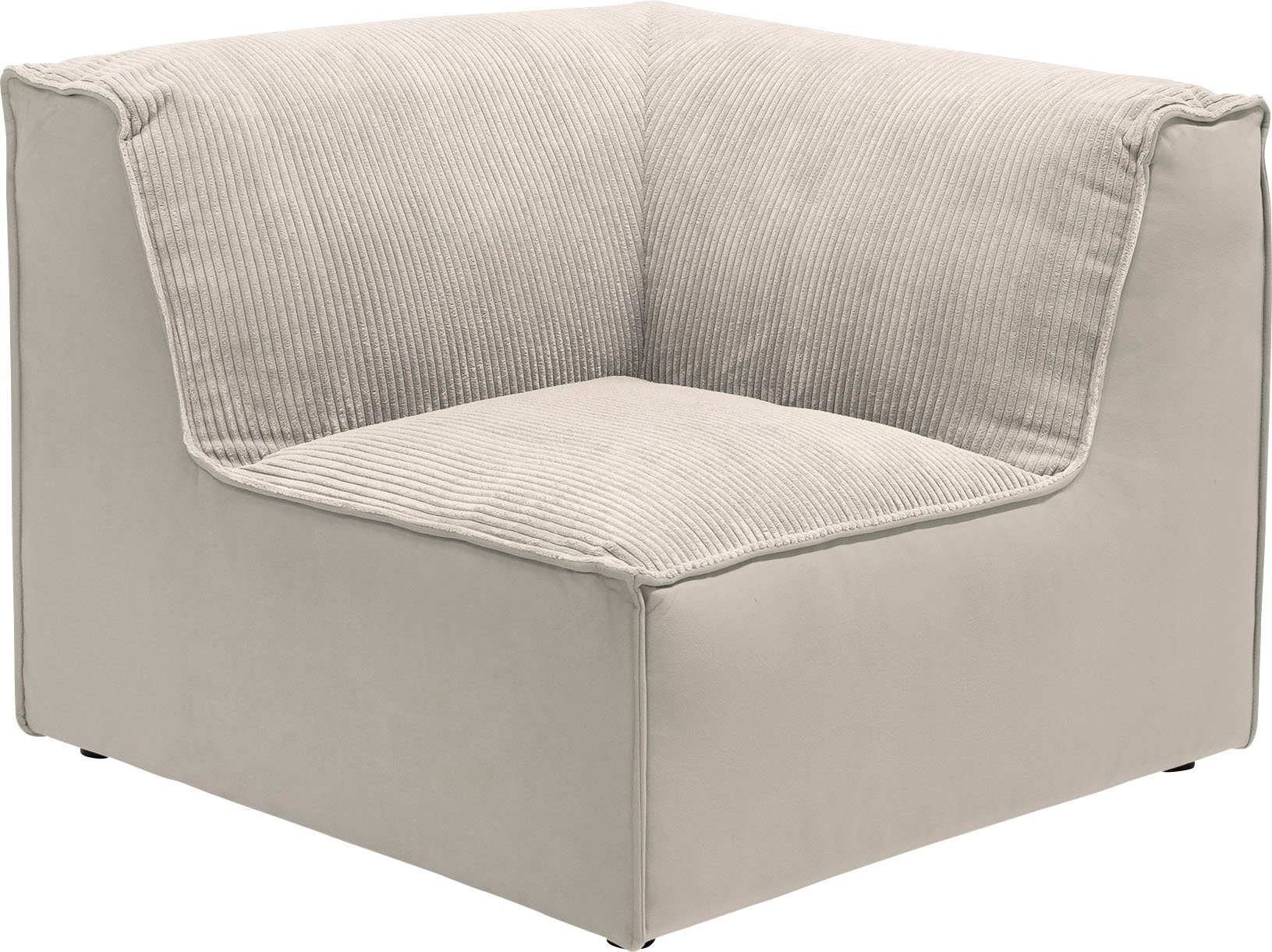 verwendbar, Sofa-Eckelement Modulid als Cord in oder Modul separat St), (1 RAUM.ID