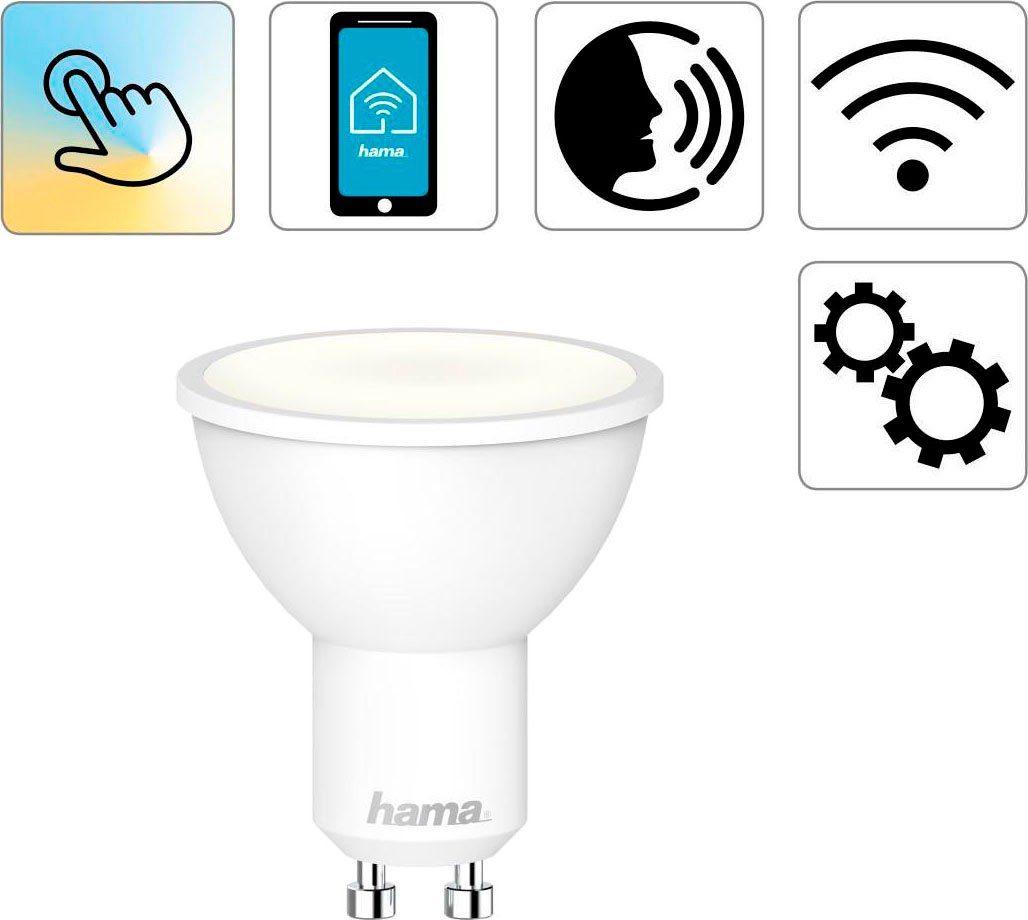 5,5W Hub LED 6500K Lampe Glühbirne Reflektor Smarte GU10 - Smarte ohne 2700K Hama