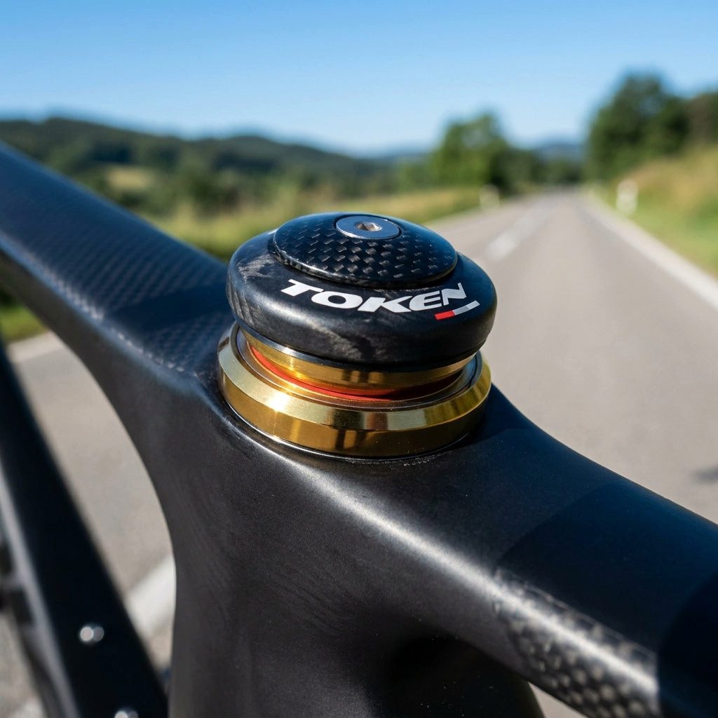 Token Fahrradlenker TOKEN Steuersatz Omega C-Serie AHead 1 1/8" Taper 1 1/4 sz/Carbon (42