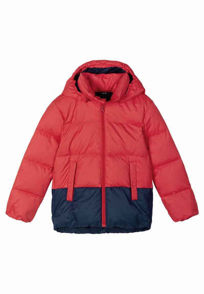 Mädchen Kinder Warm Winterjacke Kapuzen Jacke Schneejacke 128-146 Schwarz NEU