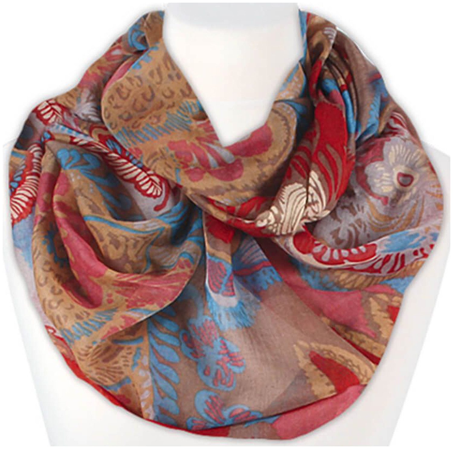 chic4home Loop Voyage Vibes, (1-St. 1-teilig), Damen Loop-Schal Schlauchsch günstig online kaufen