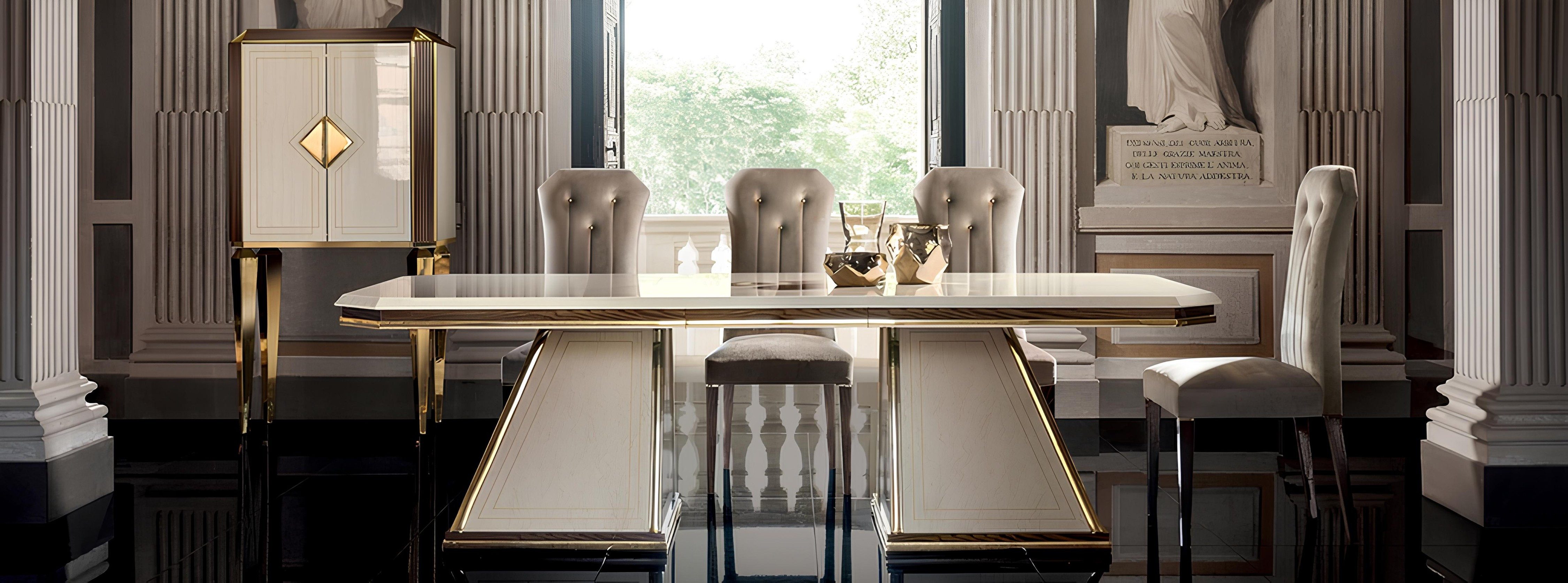 JVmoebel Esstisch Designer Tisch im italienischen Stil aus Holz für modernes Esszimmer, Made in Europa