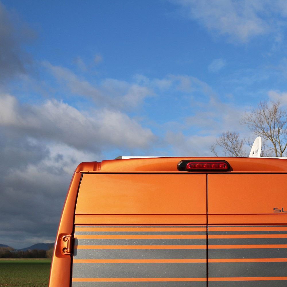 Caratec Safety CS120BLA Weitwinkel-Kamera für dritte Bremsleuchte Kastenwagen Rückfahrkamera