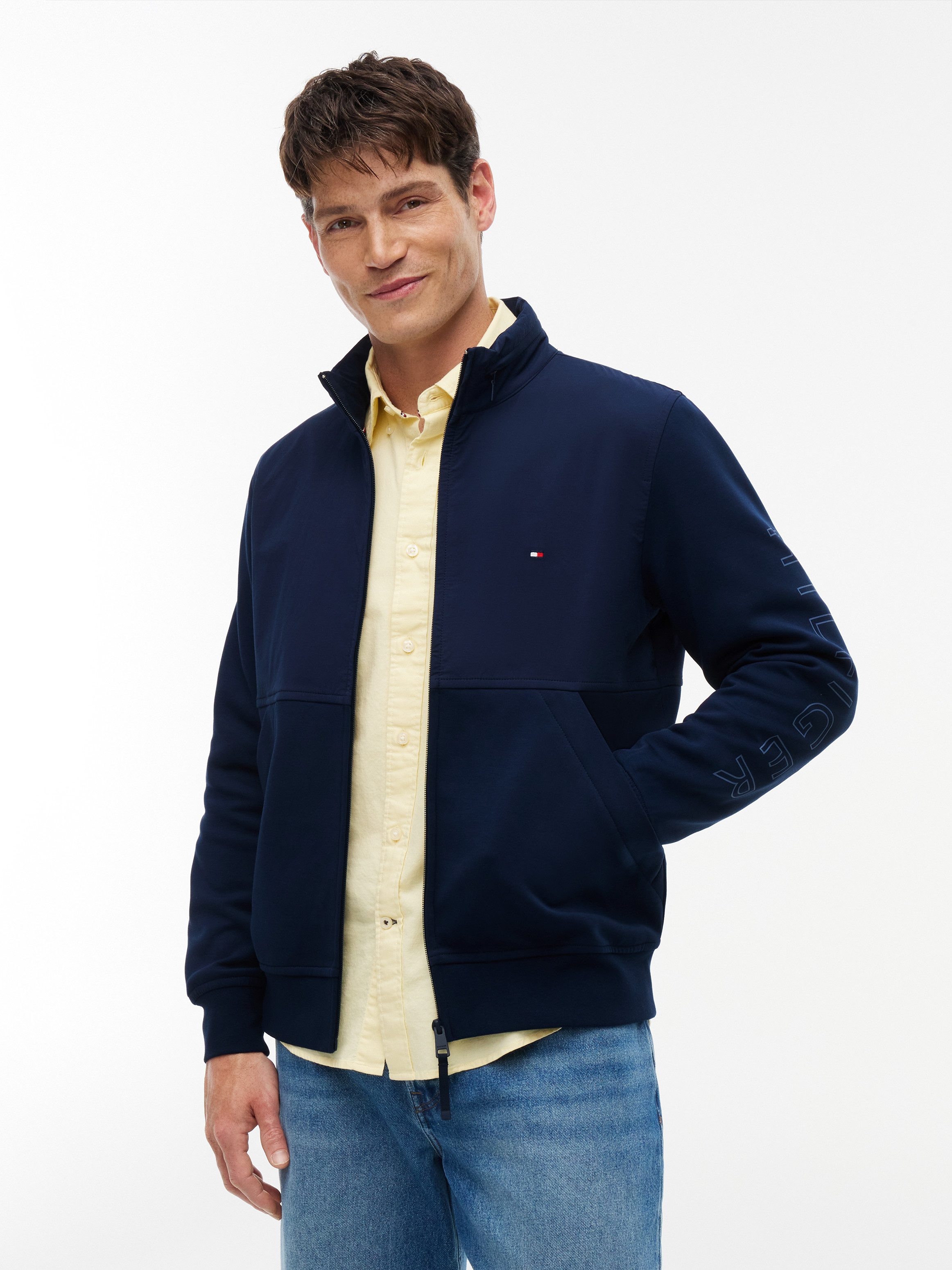 Tommy Hilfiger Sweatjacke PERFORMANCE GRAPHIC ZIP THROUGH