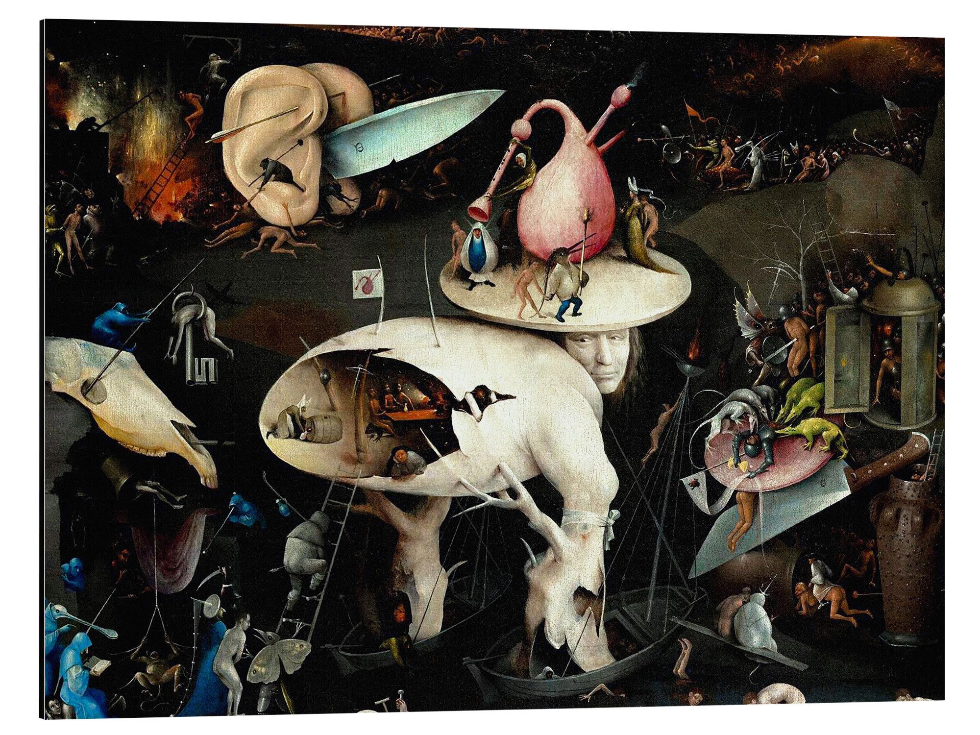 Alu-Dibond-Druck Hieronymus Bosch