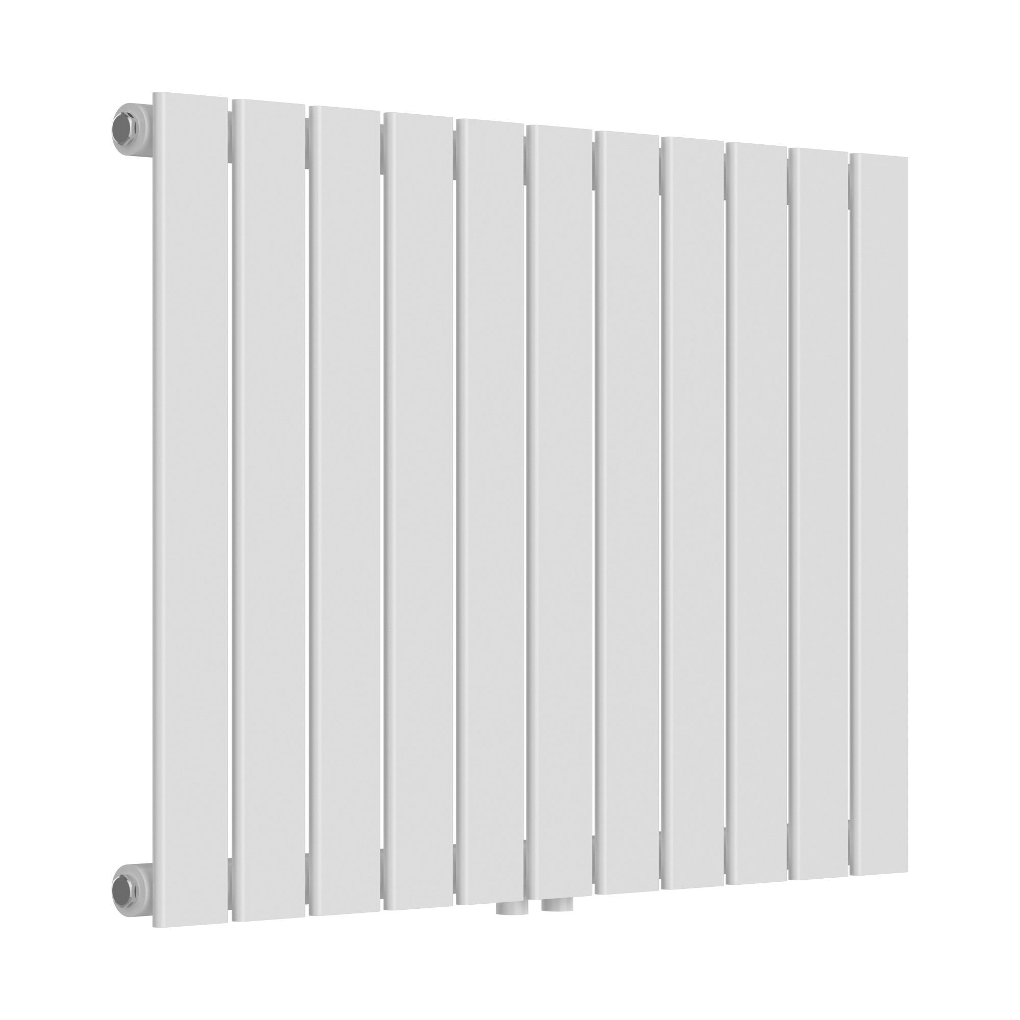 neu.haus Designheizkörper, »Nore« Flachheizkörper 60x80cm Einlagig Weiß 616W
