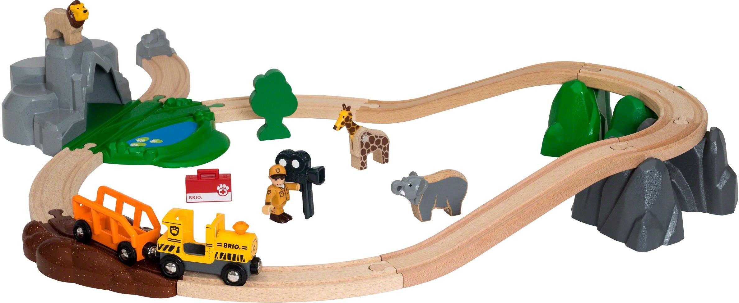 BRIO® Spielzeug-Eisenbahn BRIO® WORLD, Safari Bahn Set, FSC® - schützt Wald günstig online kaufen
