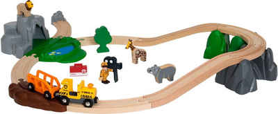 BRIO® Spielzeug-Eisenbahn BRIO® WORLD, Safari Bahn Set, FSC®- schützt Wald - weltweit