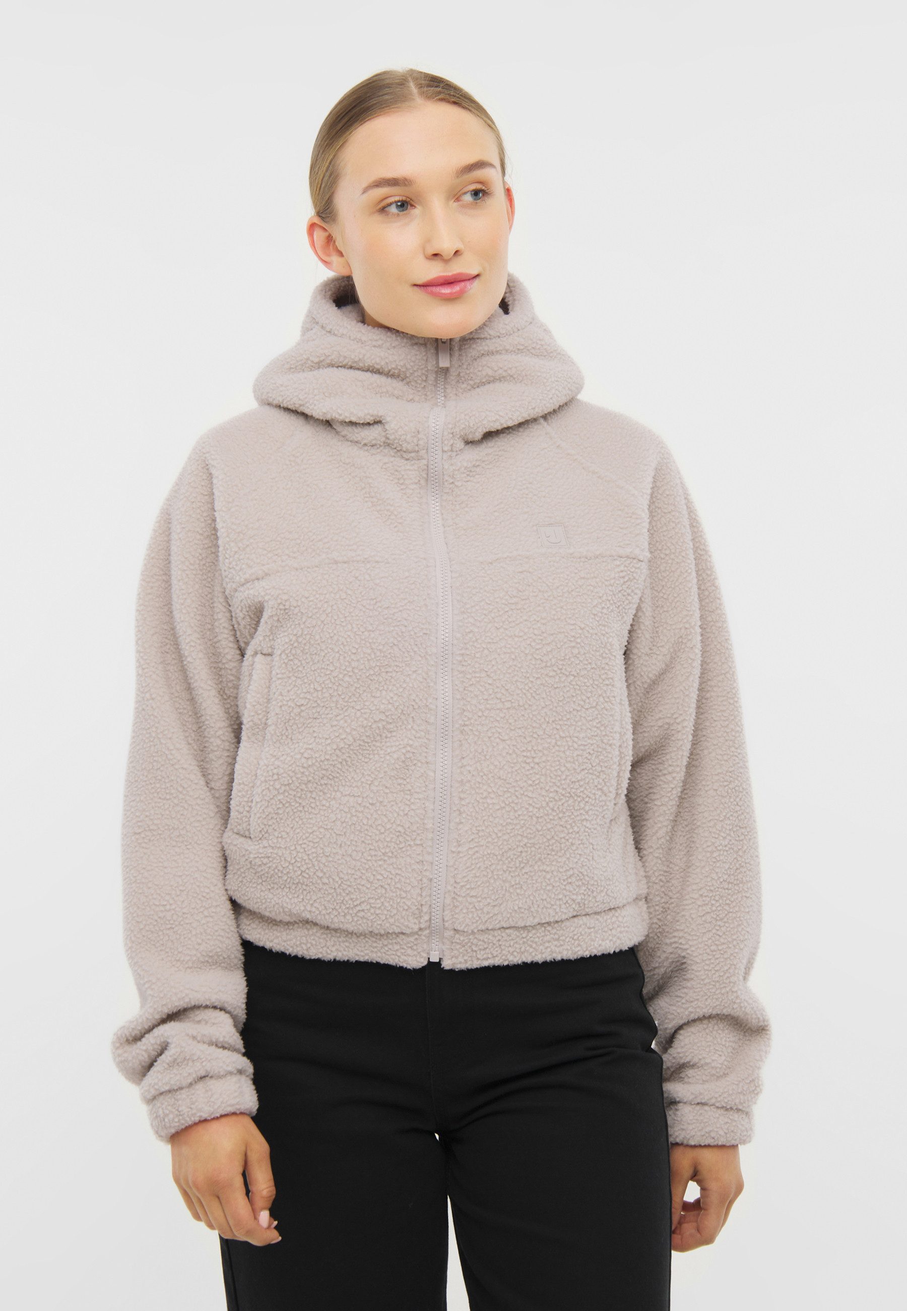Johnny Urban Kapuzenfleecejacke Nova Fleecejacke mit kurzem Schnitt (1-St) Gemütliche Fleece Jacke mit hochgeschlossener Kapuze