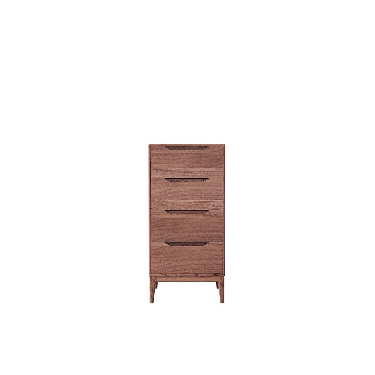 Tikamoon Hochschrank Gabrielle - Hochschrank aus massivem Mangoholz