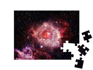 puzzleYOU Puzzle Universumsszene mit Sternen und Galaxien, 48 Puzzleteile, puzzleYOU-Kollektionen Weltraum, Universum