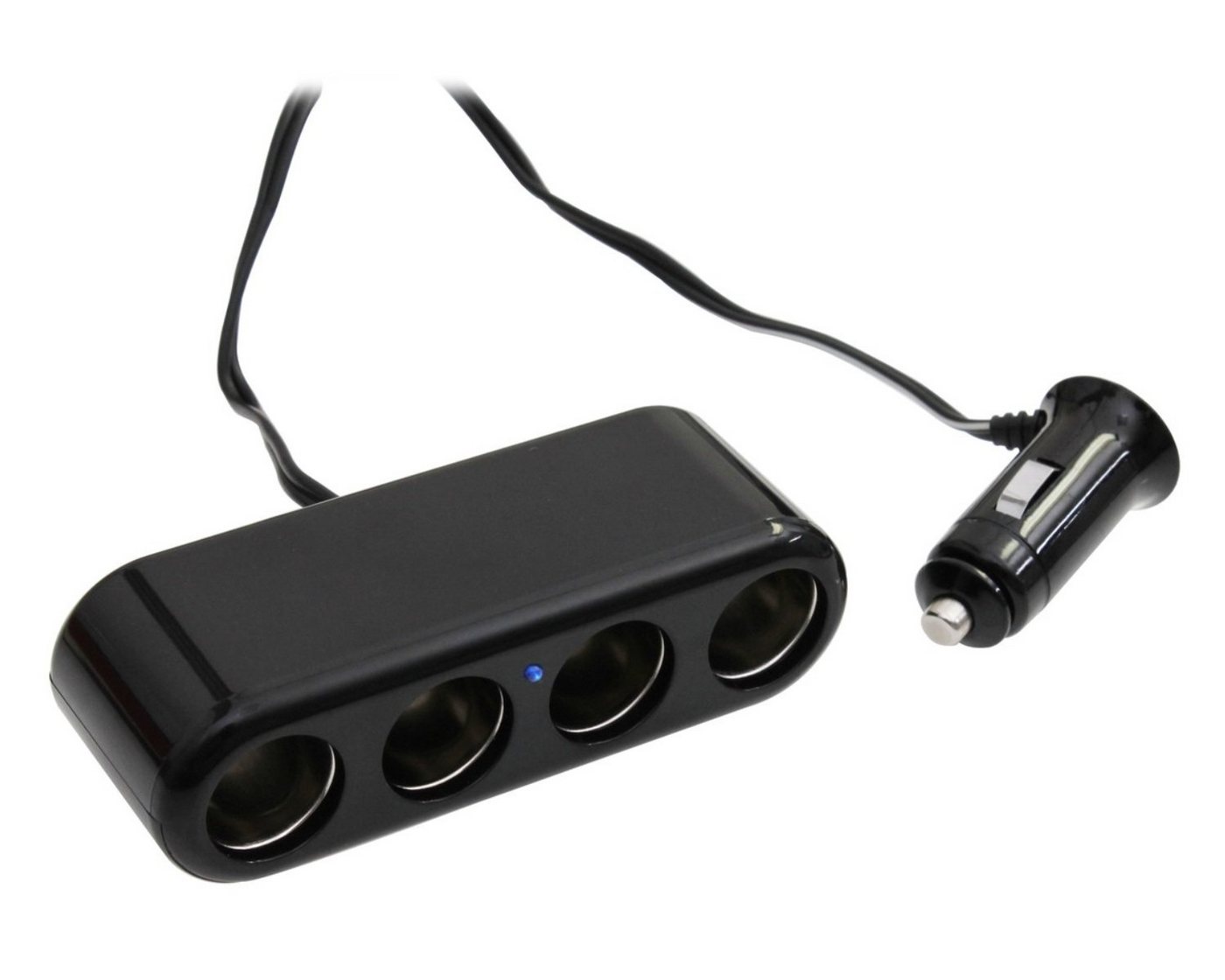 AIV Zigarettenanzünder-Verteiler Zigarettenanzünder Verteiler 4-Fach, 12V Steckdosen-Adapter Vierer-Steckdose Mehrfach-Steckdose
