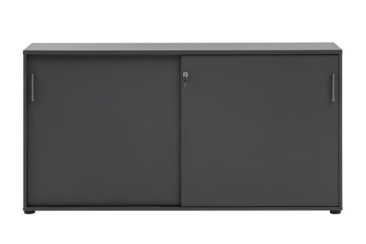 MÖBELPARTNER Aktenschrank Schiebetürenschrank Hippo, Small, HxBxT 84x160x40 günstig online kaufen