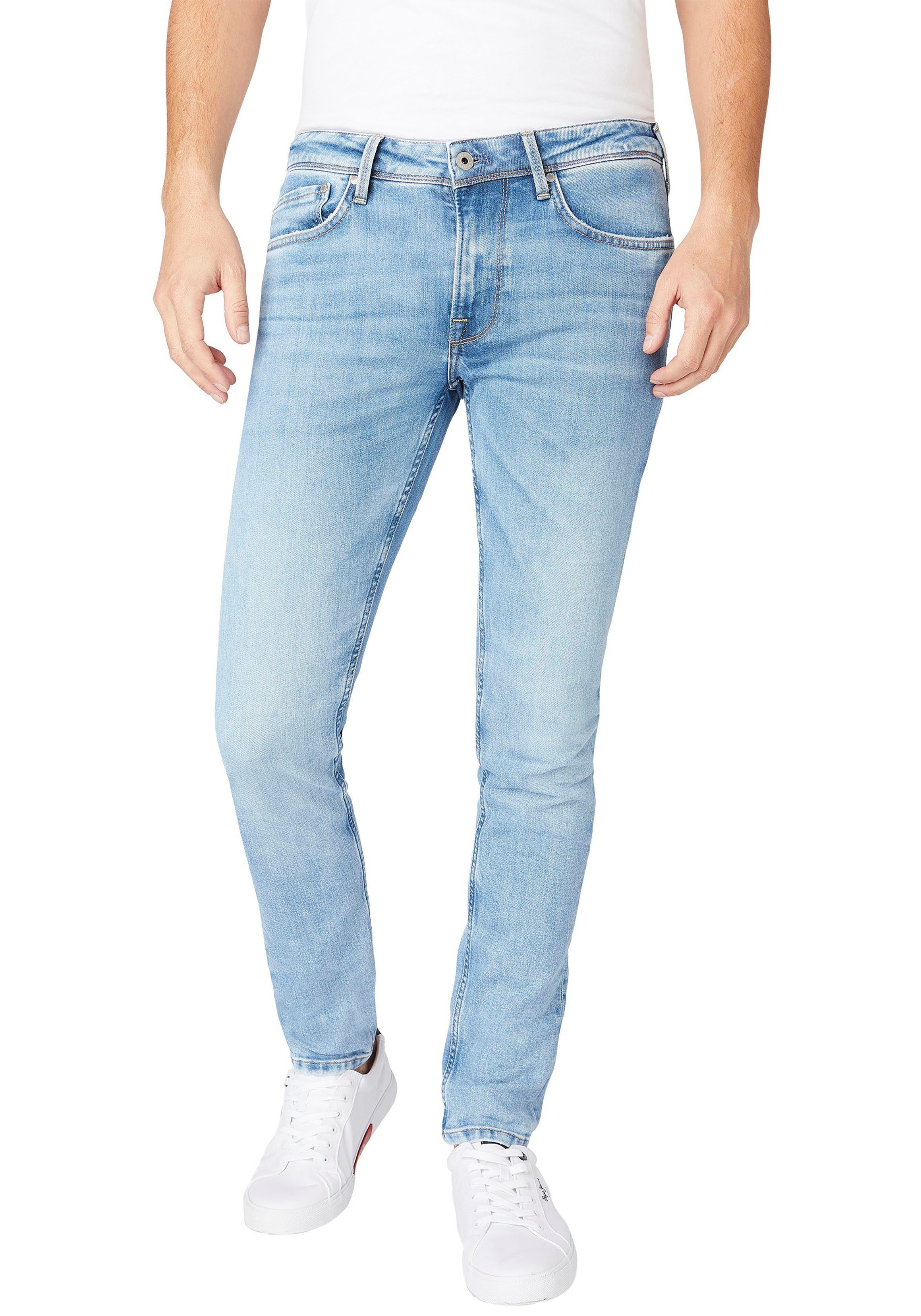 Pepe light-blue-used STANLEY Jeans Tapered-fit-Jeans
