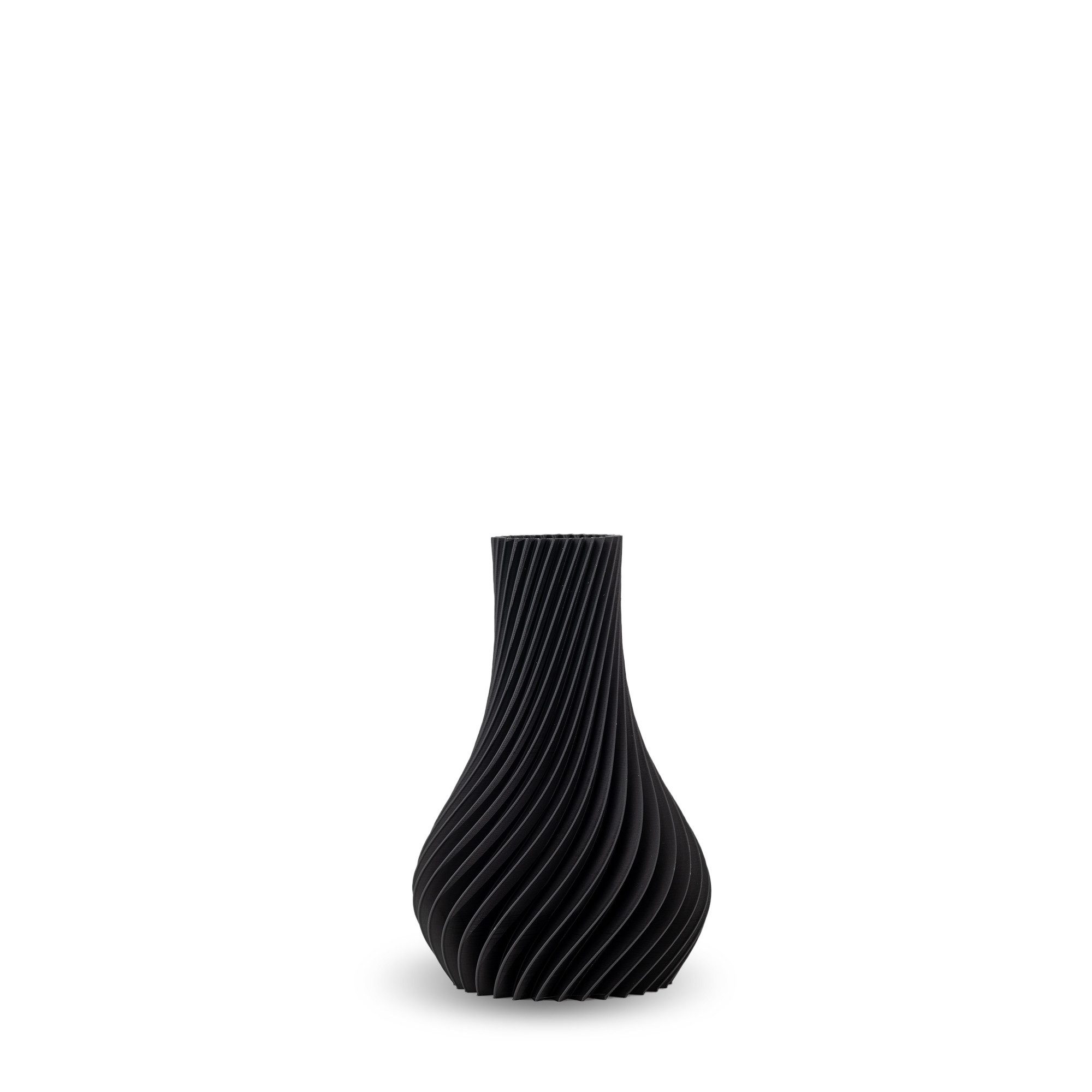 natumo Tischvase Vase Pirum Schwarz 12 cm