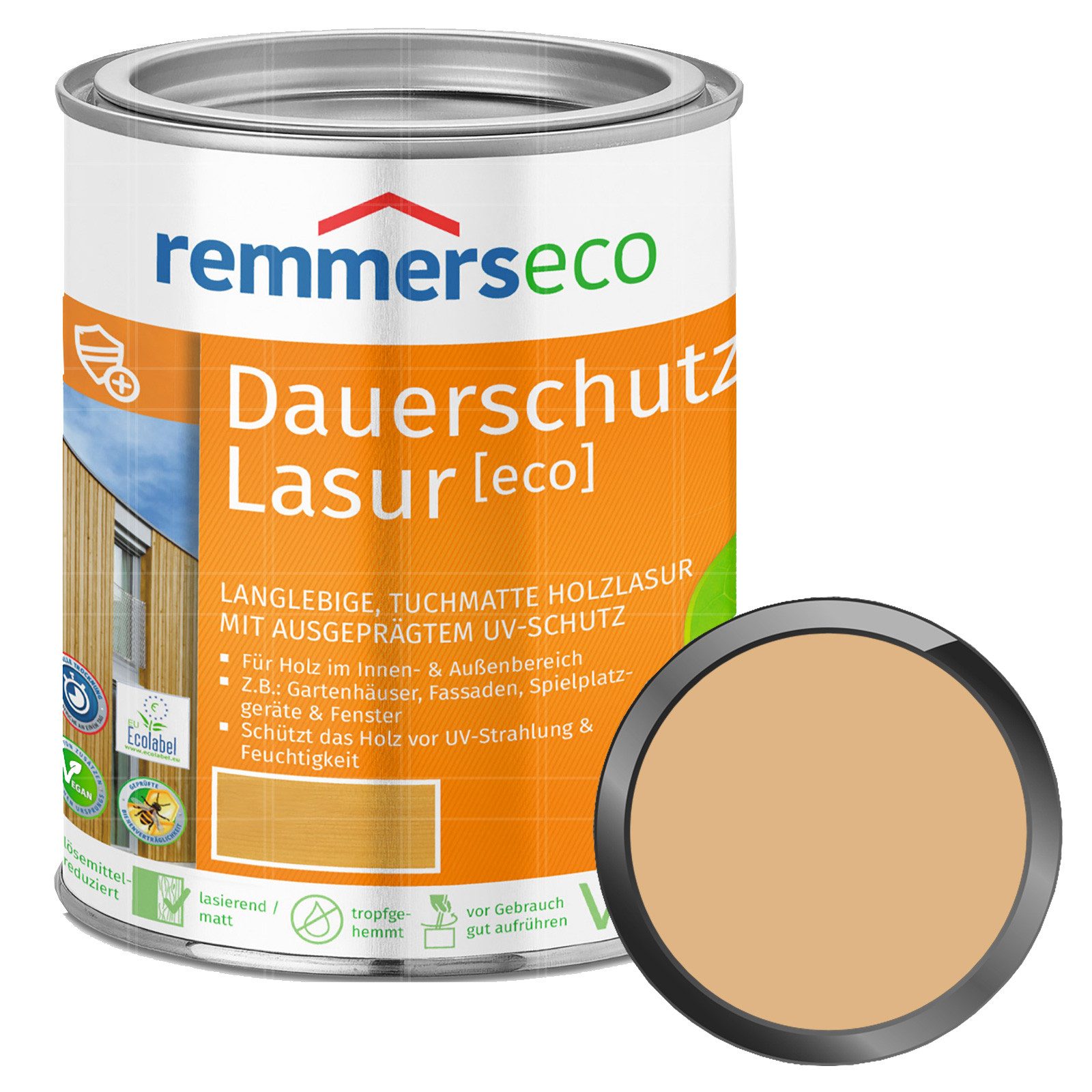 Remmers Holzschutzlasur ECO Dauerschutz Lasur 0,75 LTR